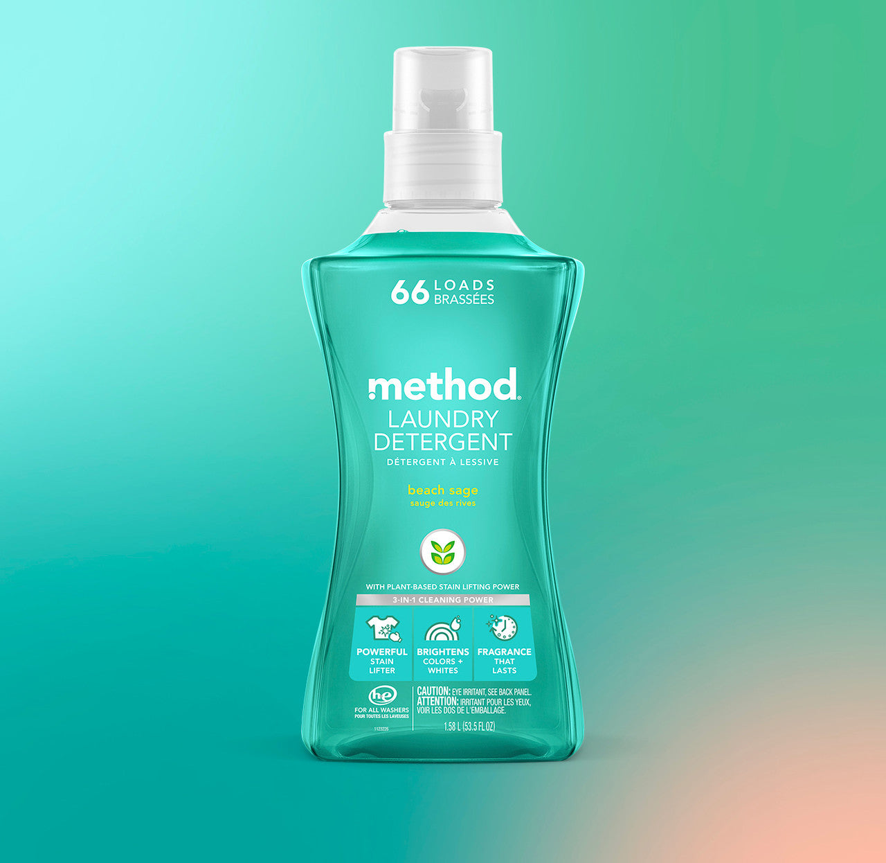 Alternative view of Laundry Detergent - Beach Sage, 53.5 Fl Oz