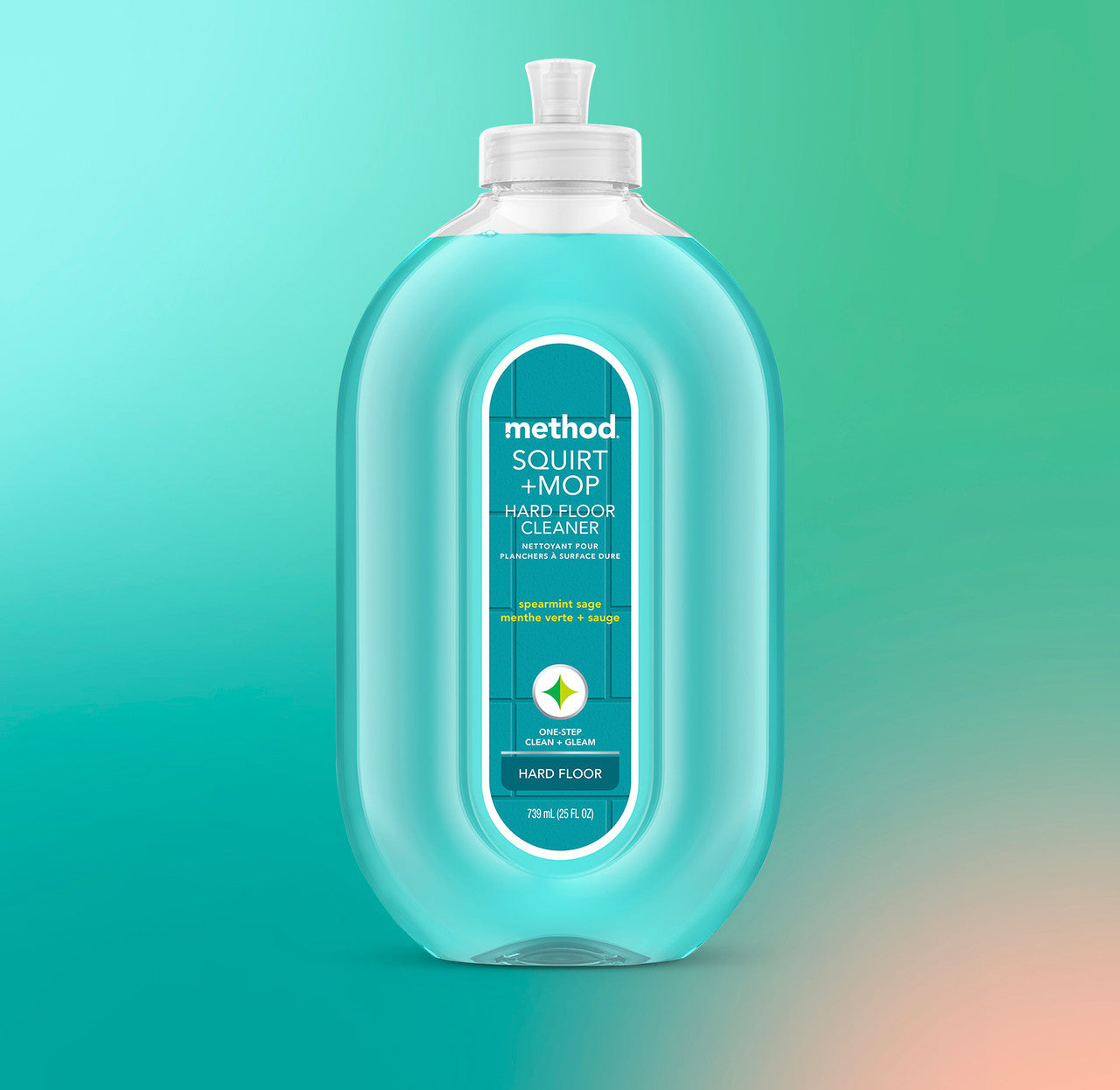 Alternative view of Squirt + Mop Hard Floor Cleaner - Spearmint Sage, 25 Fl Oz