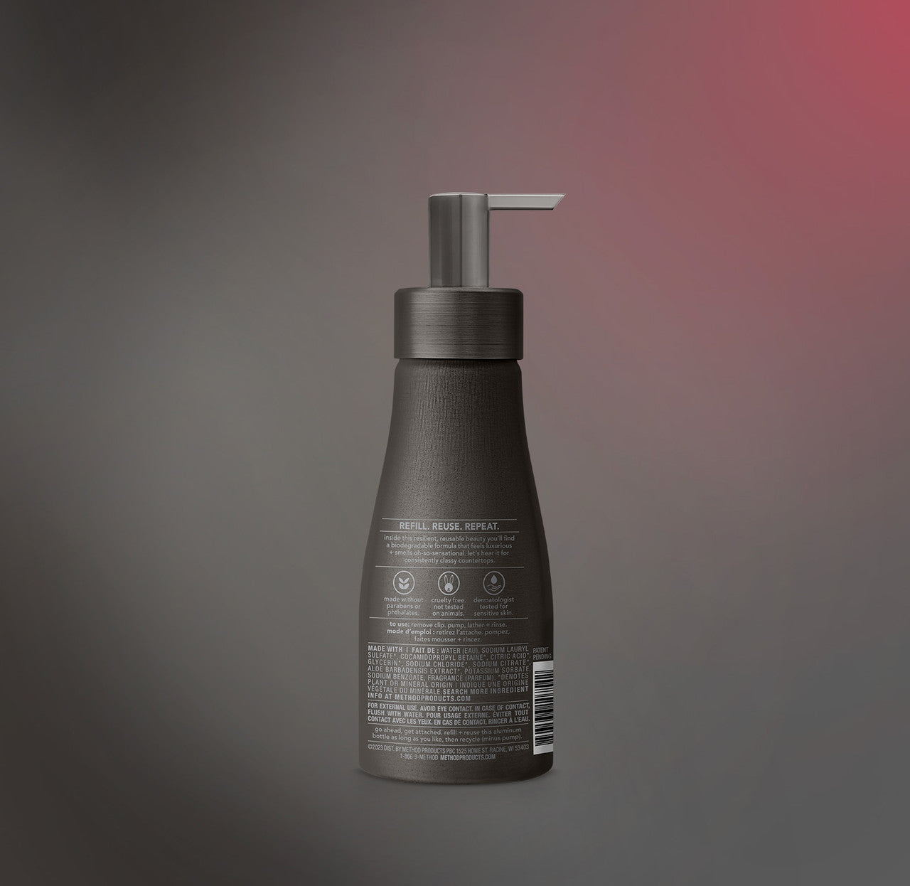 Foaming Hand Wash - Vetiver + Amber, 10 Fl Oz - Image 3