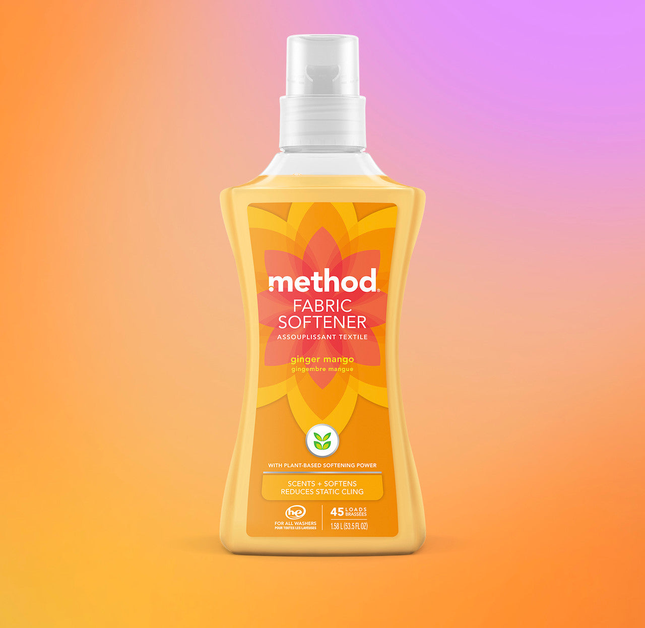 Alternative view of Fabric Softener 45 Loads - Ginger Mango, 53.5 Fl Oz