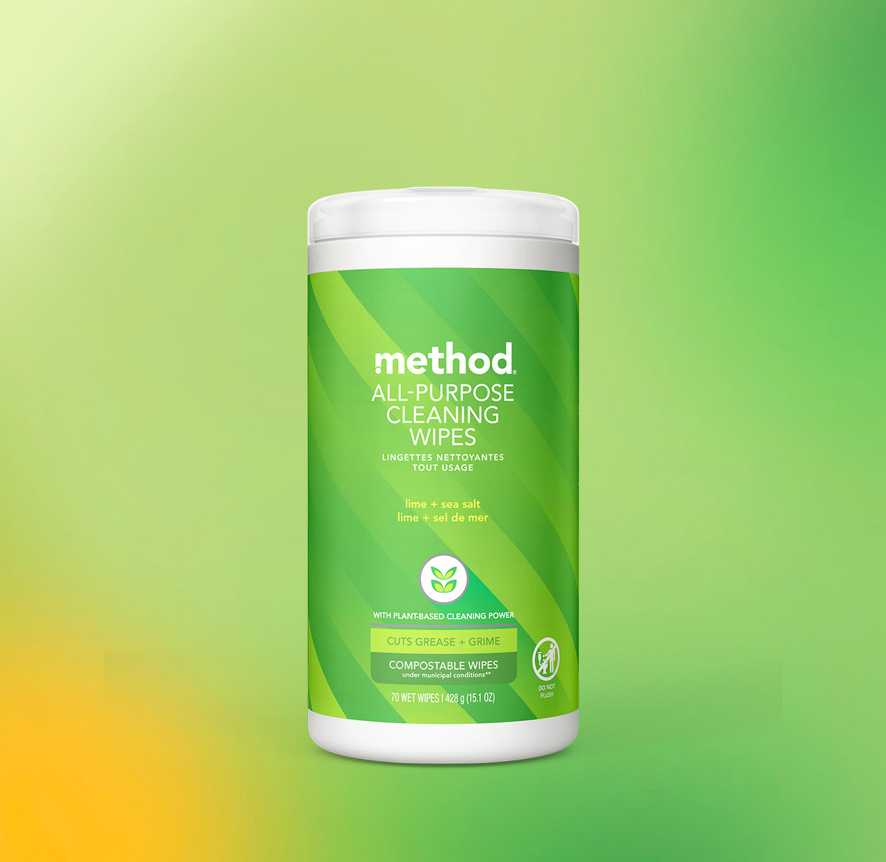 Alternative view of All-Purpose Cleaning Wipes - Lime + Sea Salt, 70 Ct