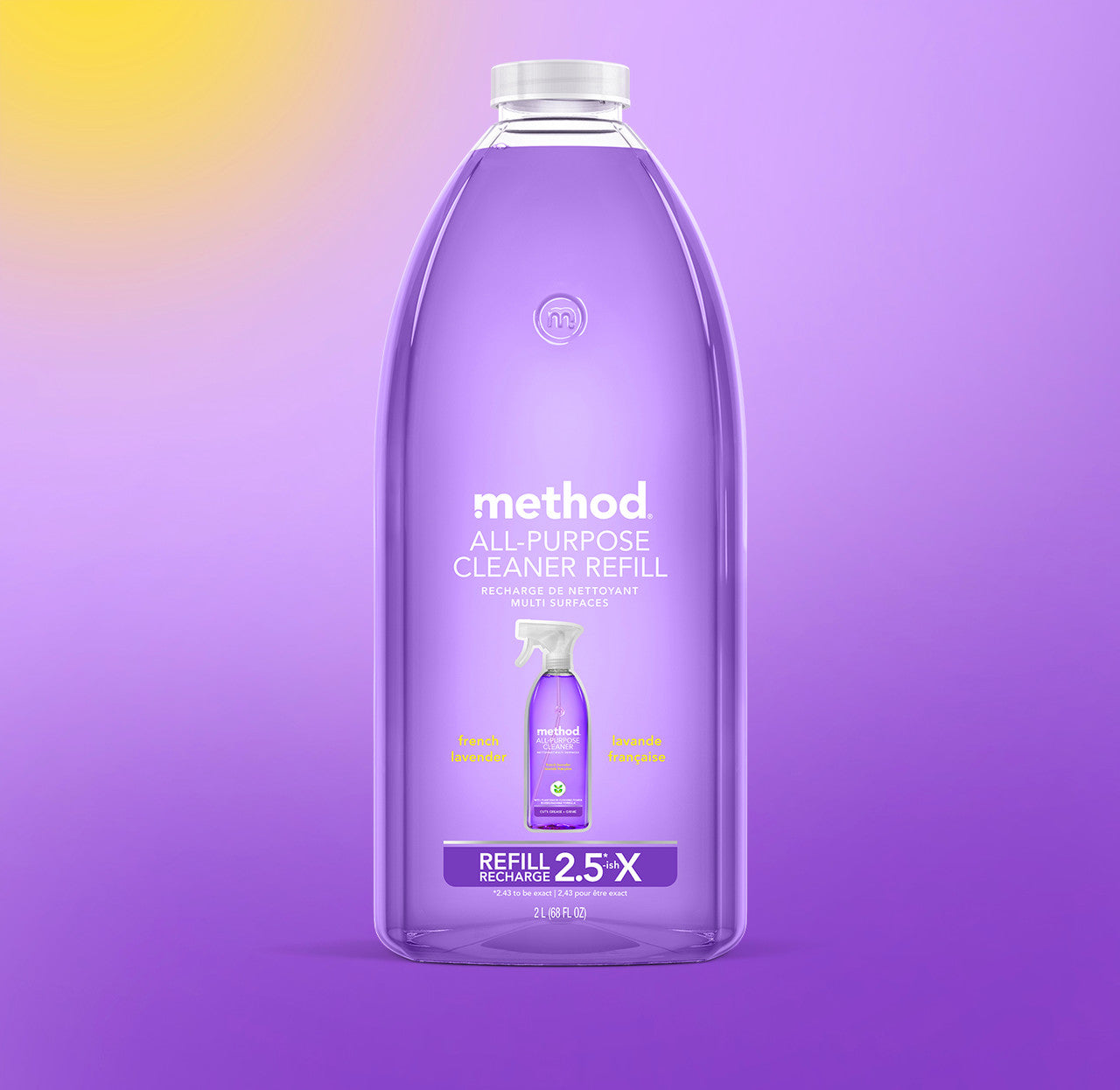 Alternative view of All-Purpose Cleaner Refill - French Lavender, 68 Fl Oz