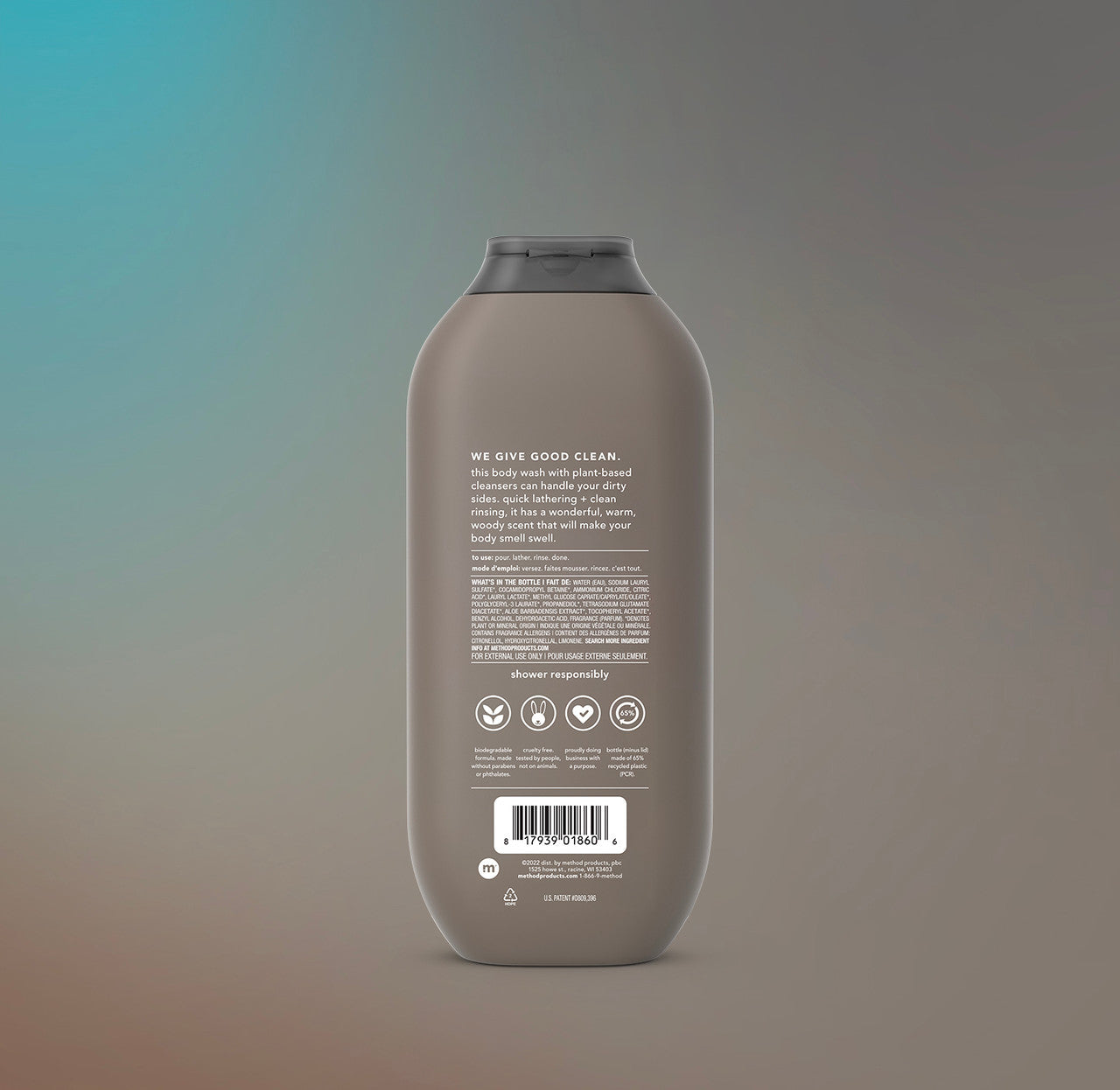 Men Body Wash 3-Count Bundle - Cedar + Cypress - Image 5