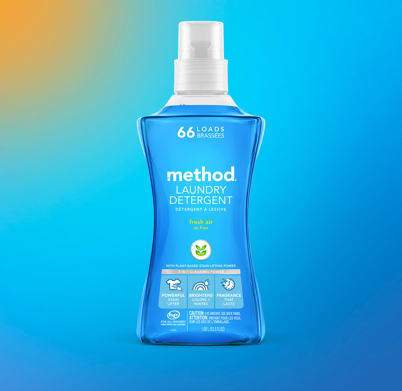 Alternative view of Laundry Detergent - Fresh Air, 53.5 Fl Oz