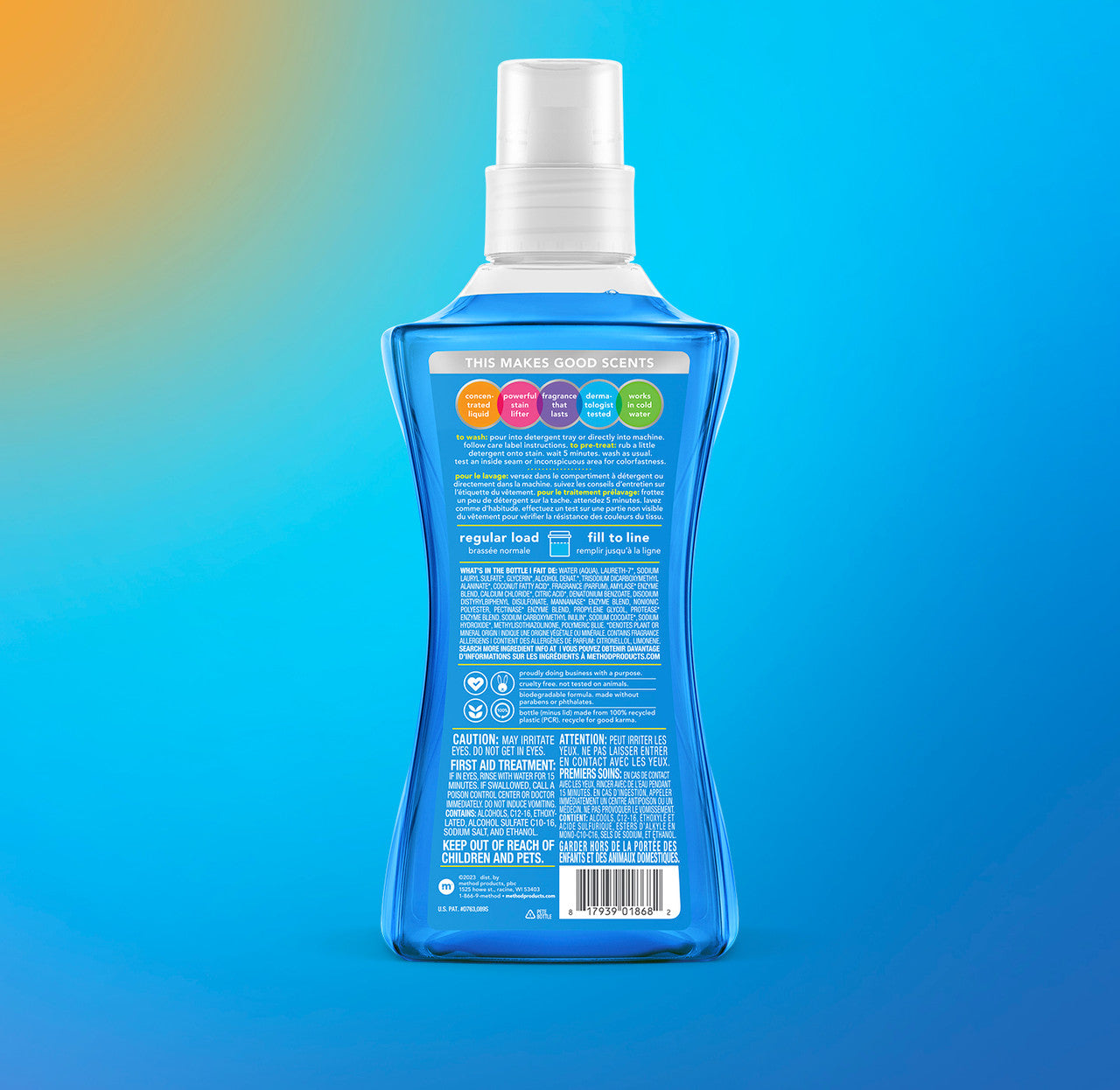 Laundry Detergent - Fresh Air, 53.5 Fl Oz - Image 3