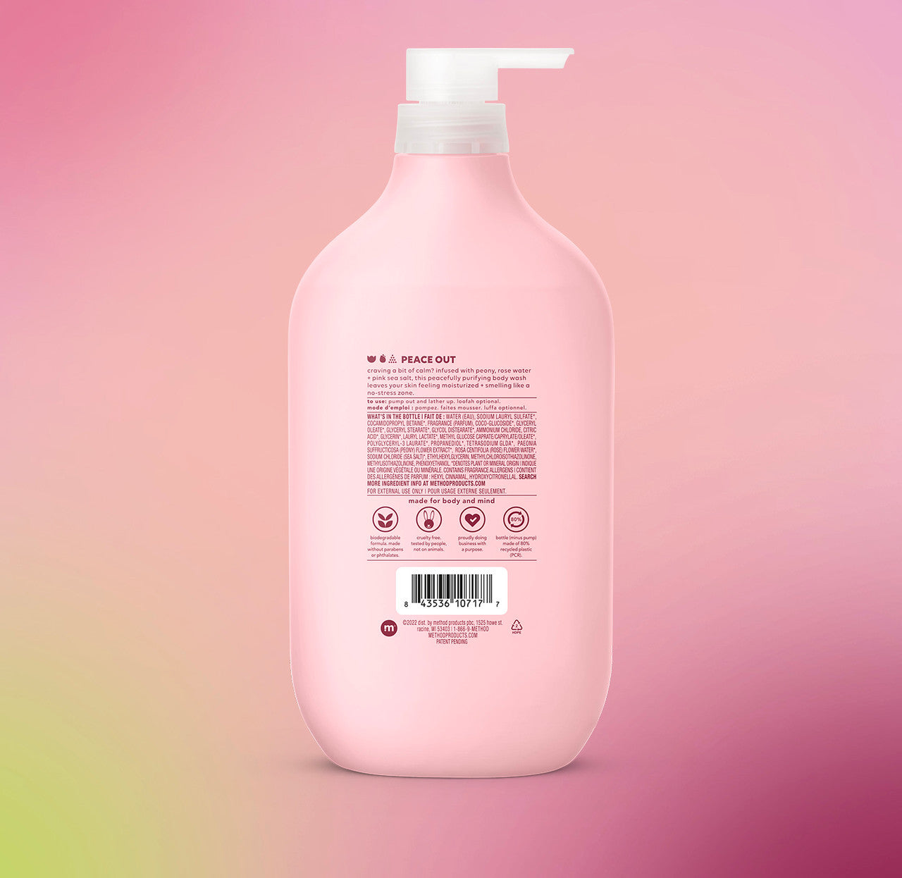 Body Wash - Pure Peace, 28 Fl Oz - Image 3