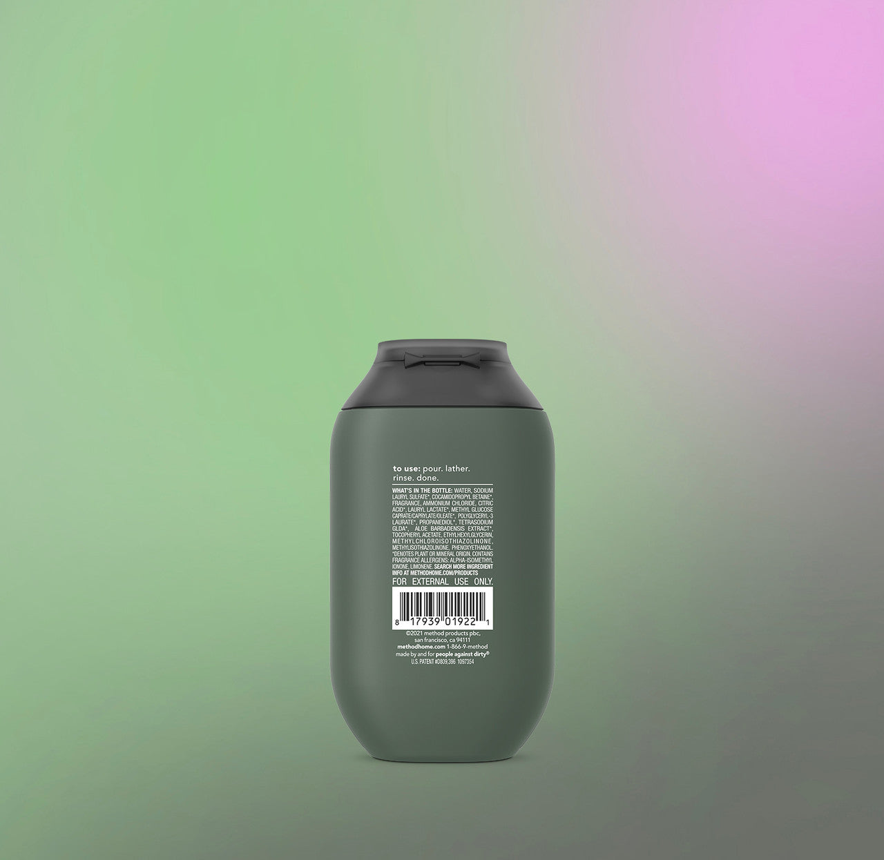 Men Body Wash - Juniper + Sage, 3.4 Fl Oz - Image 3