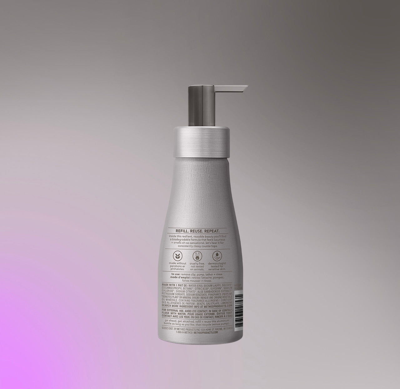 Foaming Hand Wash - Violet + Lavender, 10 Fl Oz - Image 3