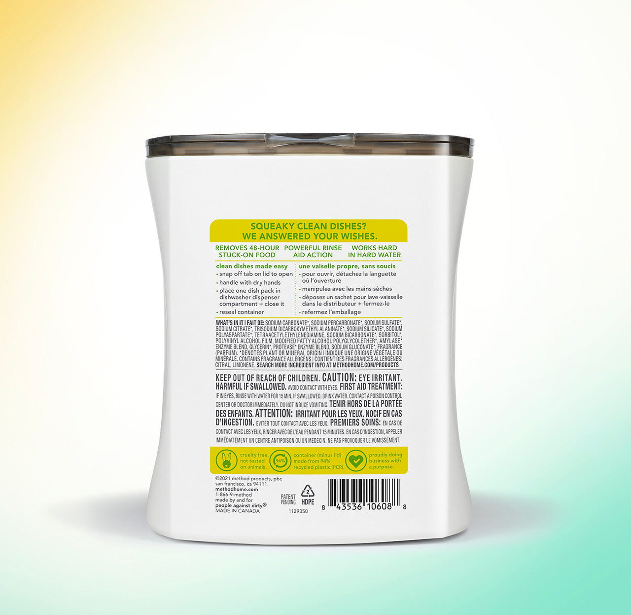 Dishwasher Packs - Lemon Mint, 30 Ct - Image 3