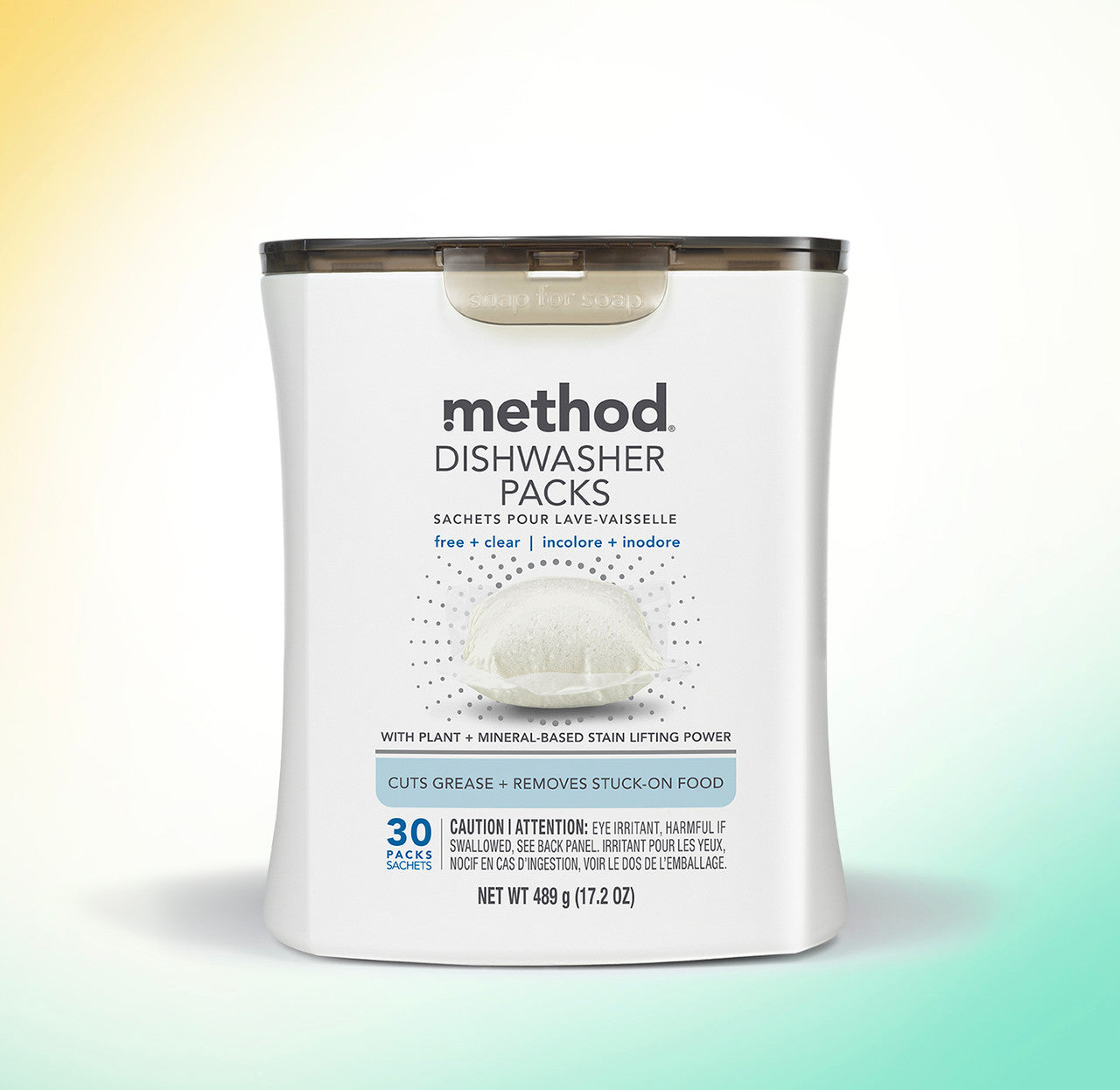 Alternative view of Dishwasher Packs - Free + Clear, 30 Ct