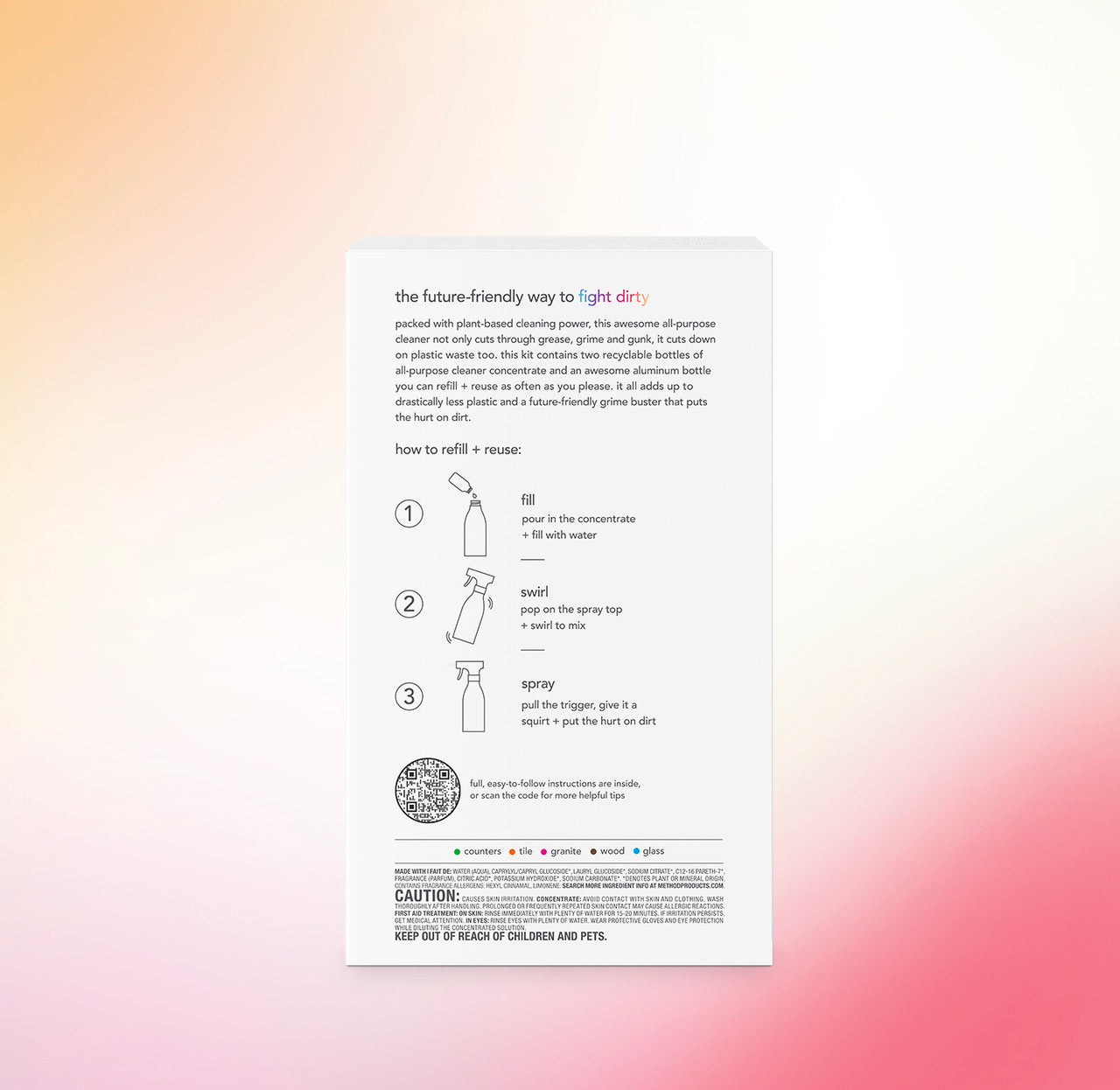 All-Purpose Cleaner: Concentrates Starter Kit - Pink Grapefruit, 14 Fl Oz - Image 3