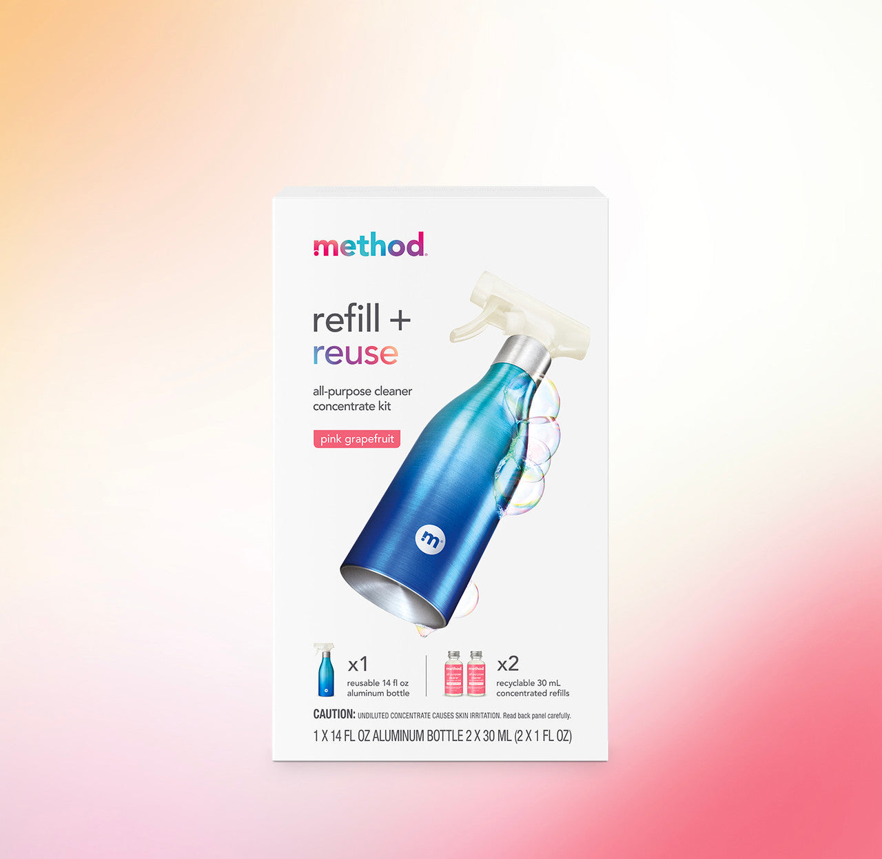 Alternative view of All-Purpose Cleaner: Concentrates Starter Kit - Pink Grapefruit, 14 Fl Oz