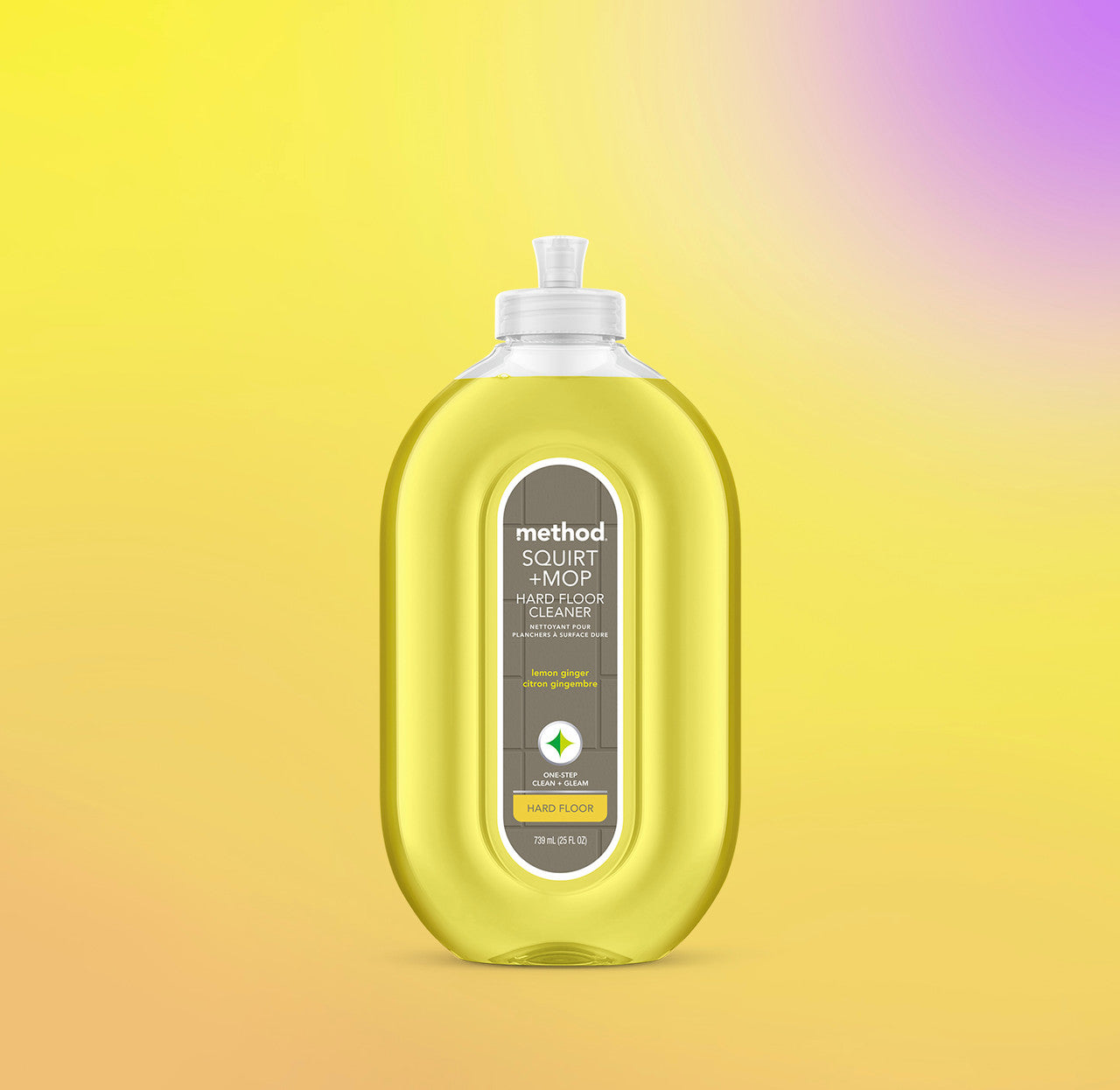 Alternative view of Squirt + Mop Hard Floor Cleaner - Lemon Ginger, 25 Fl Oz