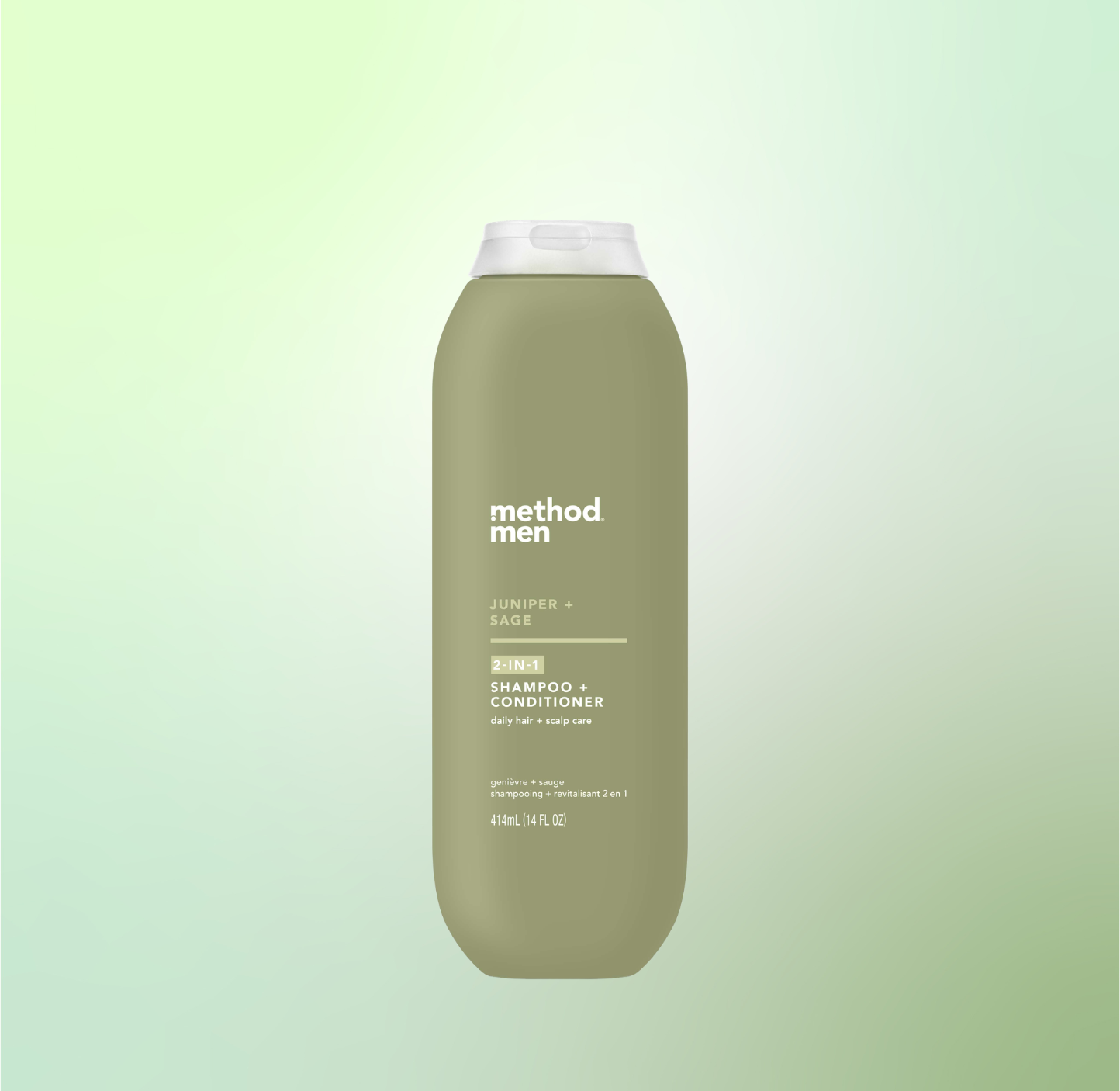 Alternative view of Men 2-In-1 Shampoo + Conditioner - Juniper + Sage, 14 Fl Oz