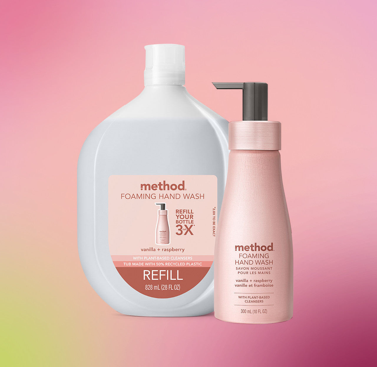 Foaming Hand Wash - Vanilla + Raspberry, 10 Fl Oz - Image 4