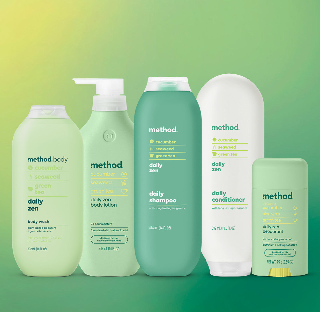 Alternative view of Body + Hair Bundle - Daily Zen, 62.15 Oz