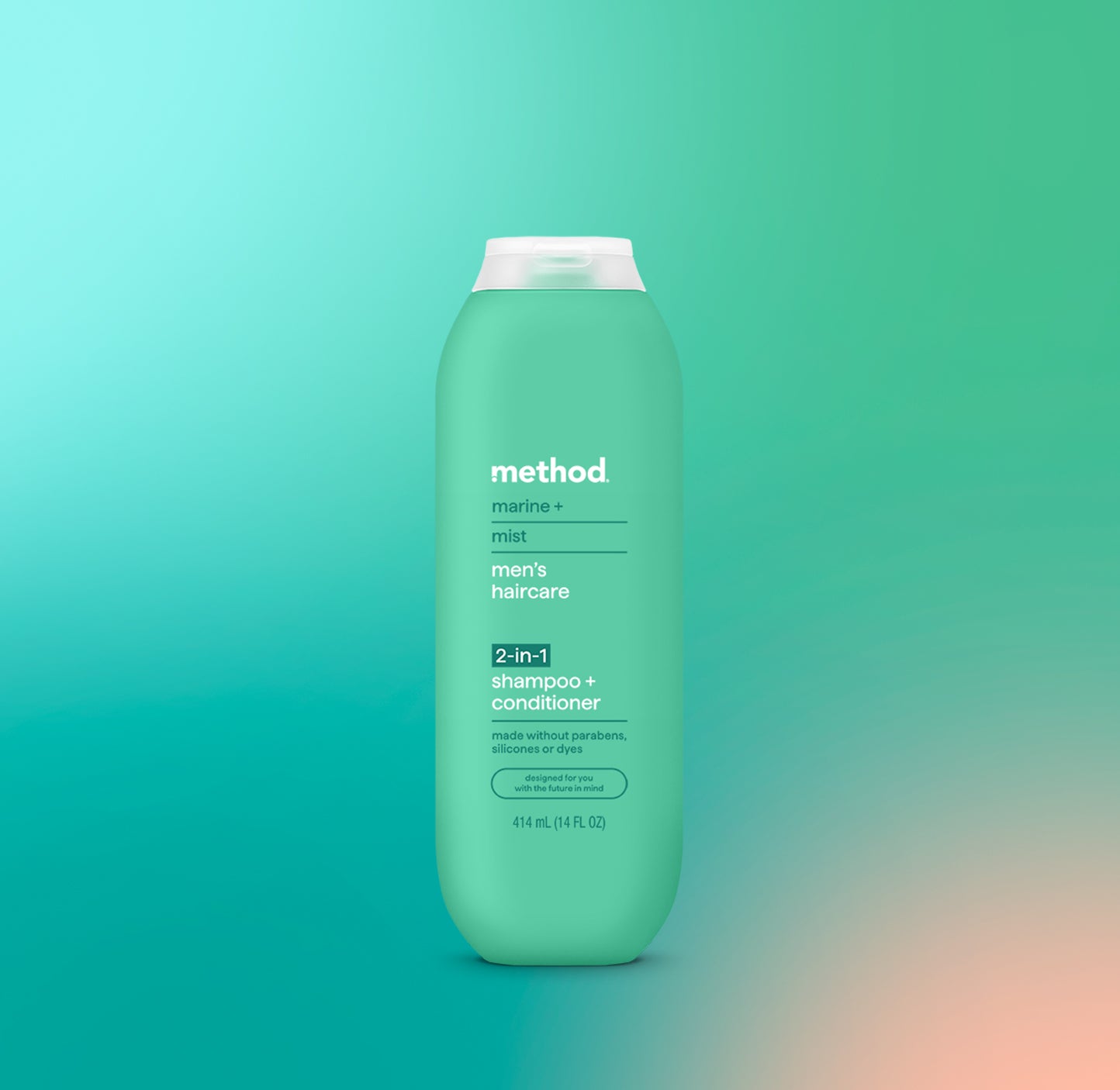 Alternative view of Men 2-In-1 Shampoo + Conditioner - Marine + Mist, 14 Fl Oz