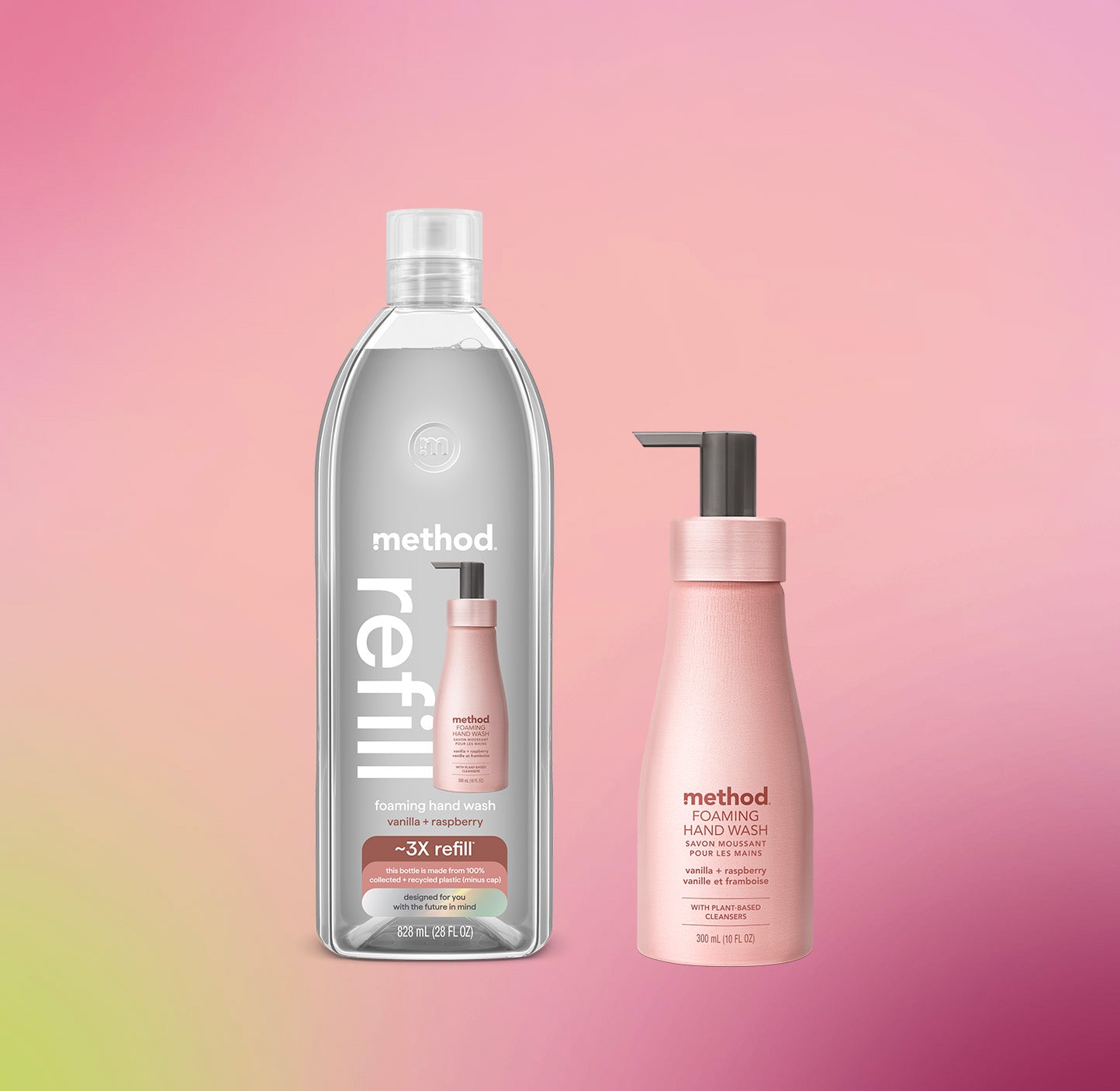 Alternative view of Foaming Hand Wash Starter Set - Vanilla + Raspberry, 38 Fl Oz