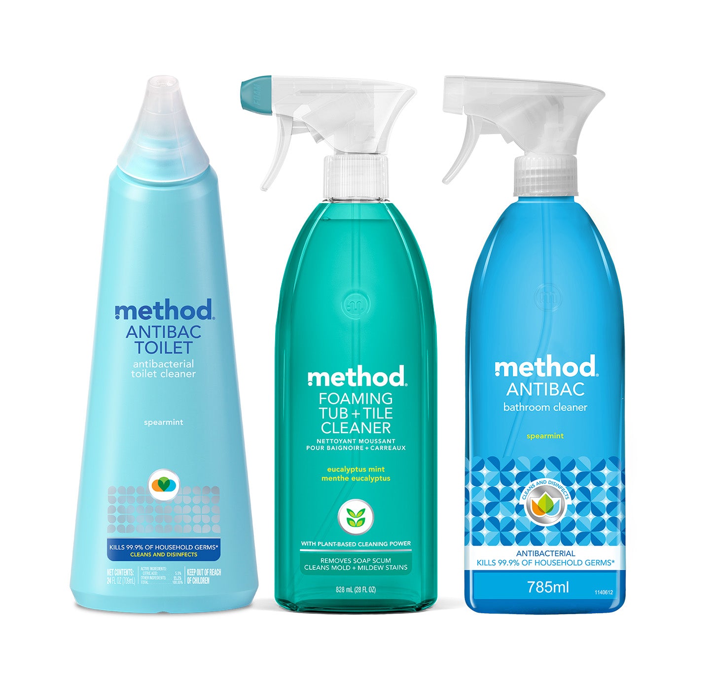 Bathroom Cleaning Variety Trio, 80 Oz