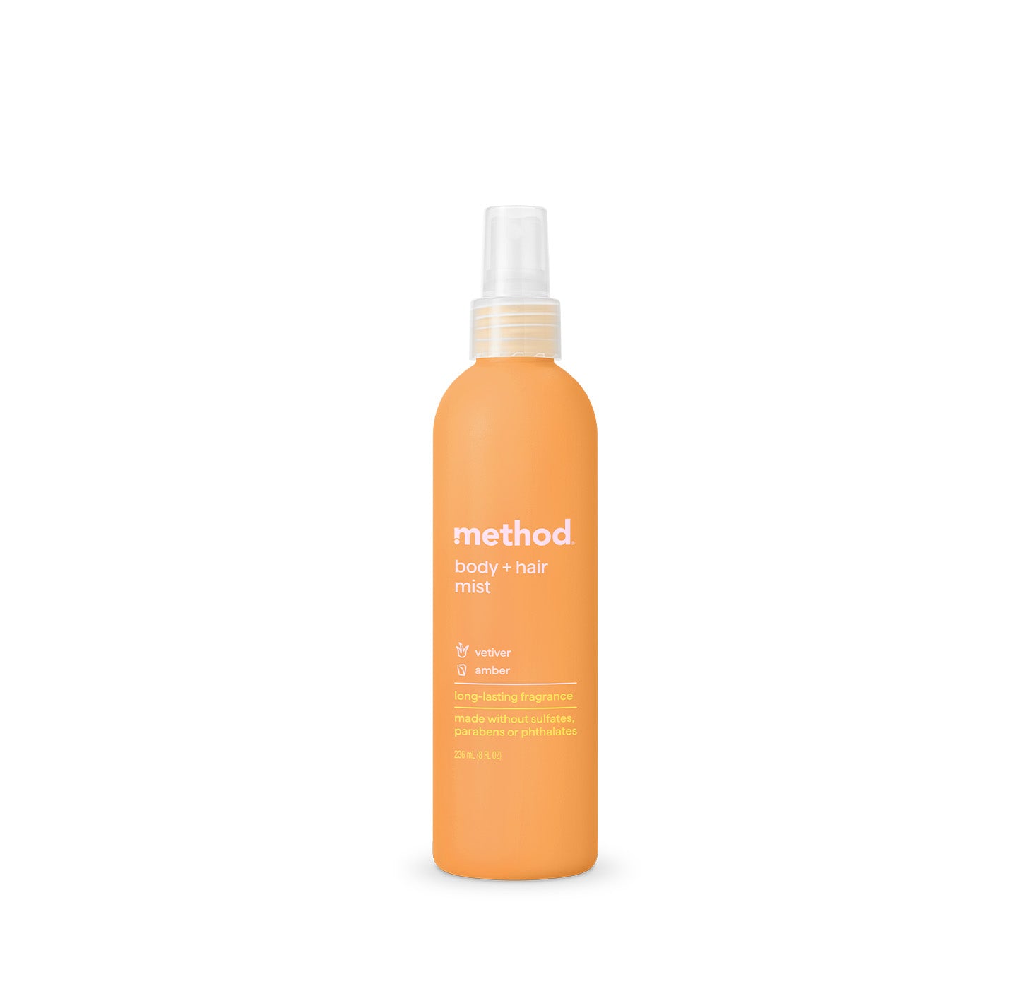 Body + Hair Mist - Vetiver + Amber, 8 Fl Oz