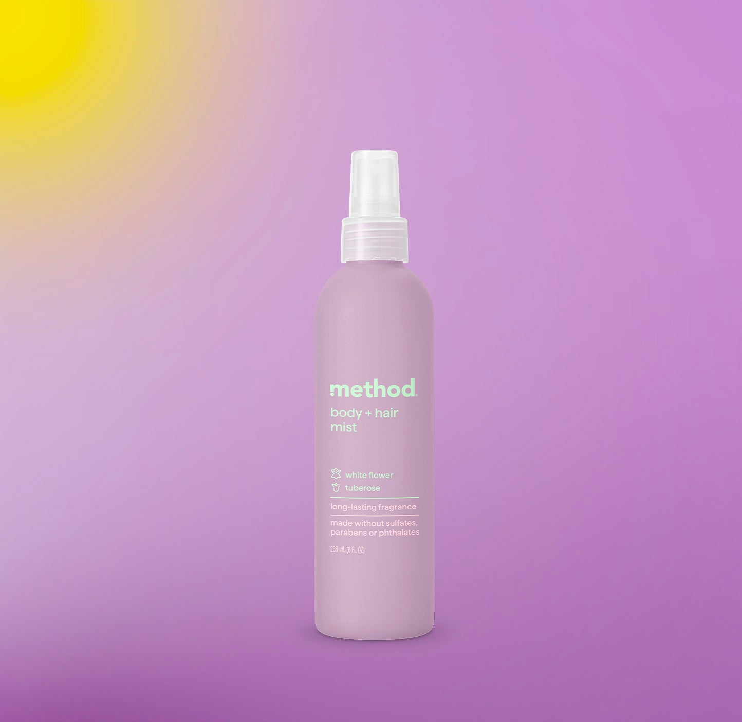 Alternative view of Body + Hair Mist - White Flower + Tuberose, 8 Fl Oz