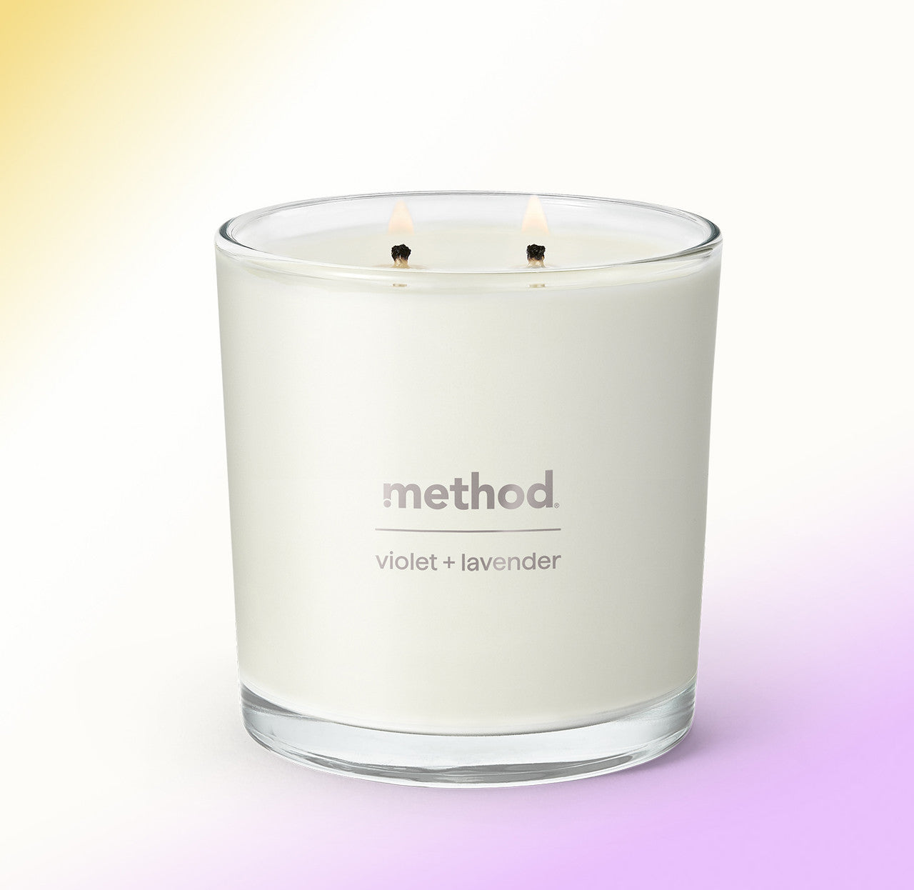 Alternative view of Premium Soy Candle - Violet + Lavender, 14 Oz