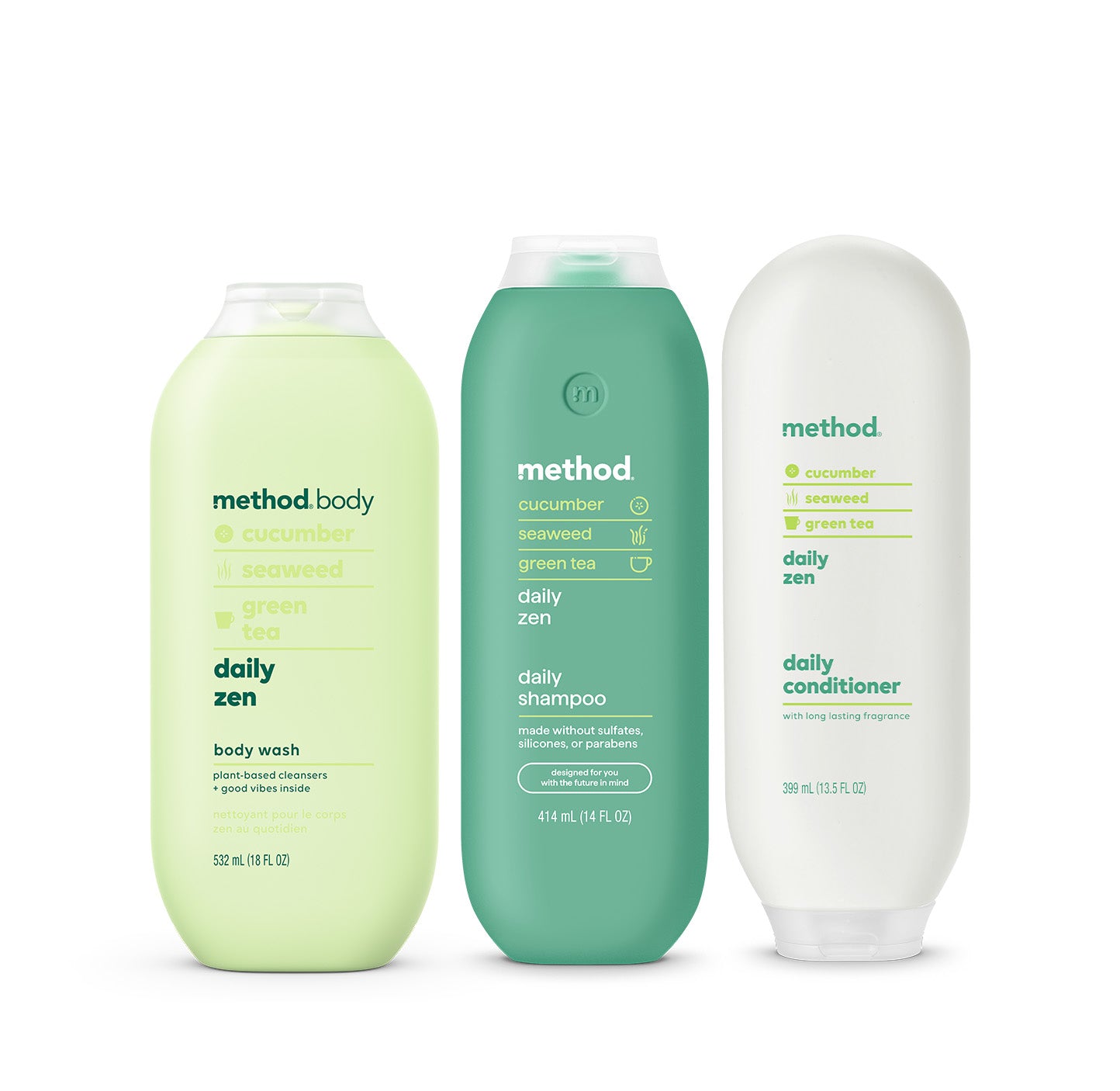 Shower Trio - Daily Zen, 45.5 Oz