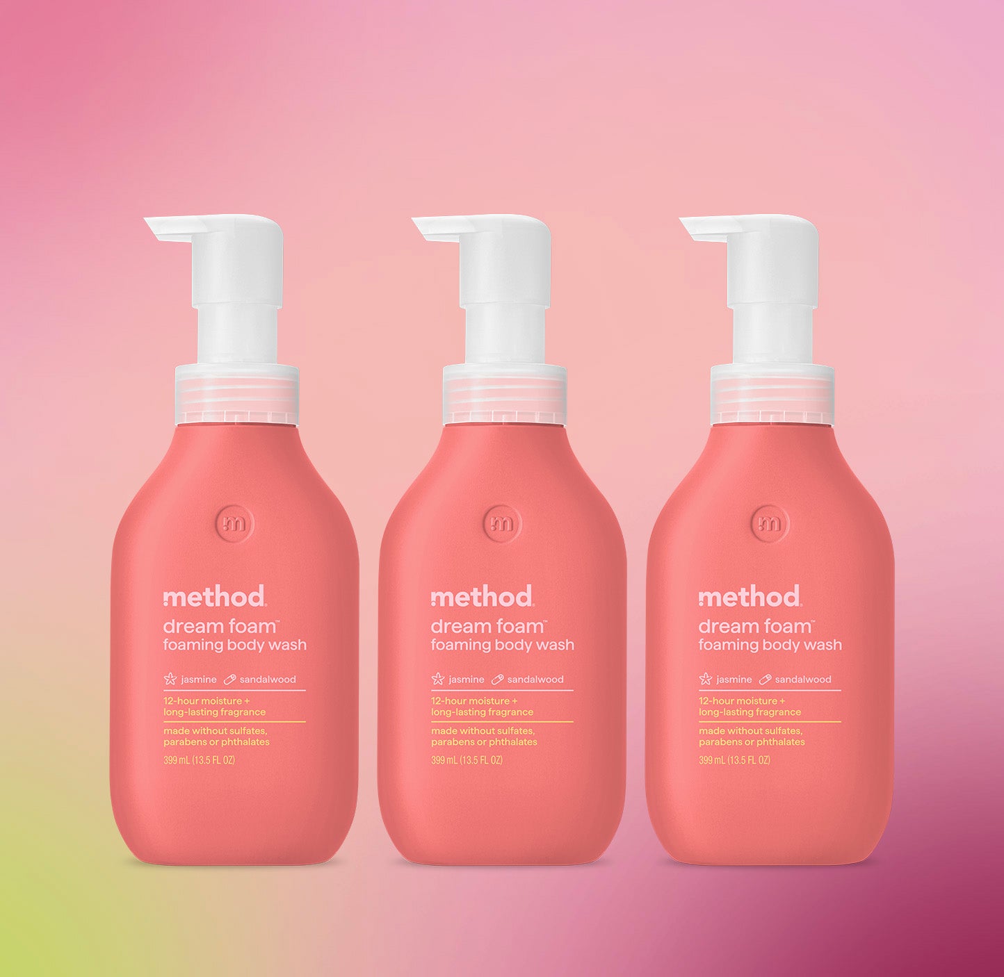 Alternative view of Dream Foam Foaming Body Wash 3-Ct Bundle, 40.5 Oz