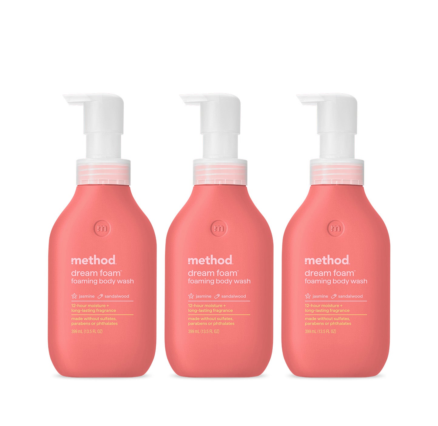 Dream Foam Foaming Body Wash 3-Ct Bundle, 40.5 Oz