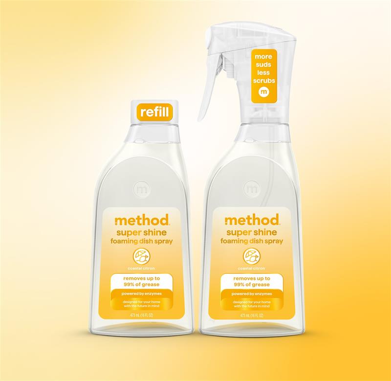 Alternative view of Super Shine Foaming Dish Soap Starter Set - Coastal Citron, 32 Fl Oz