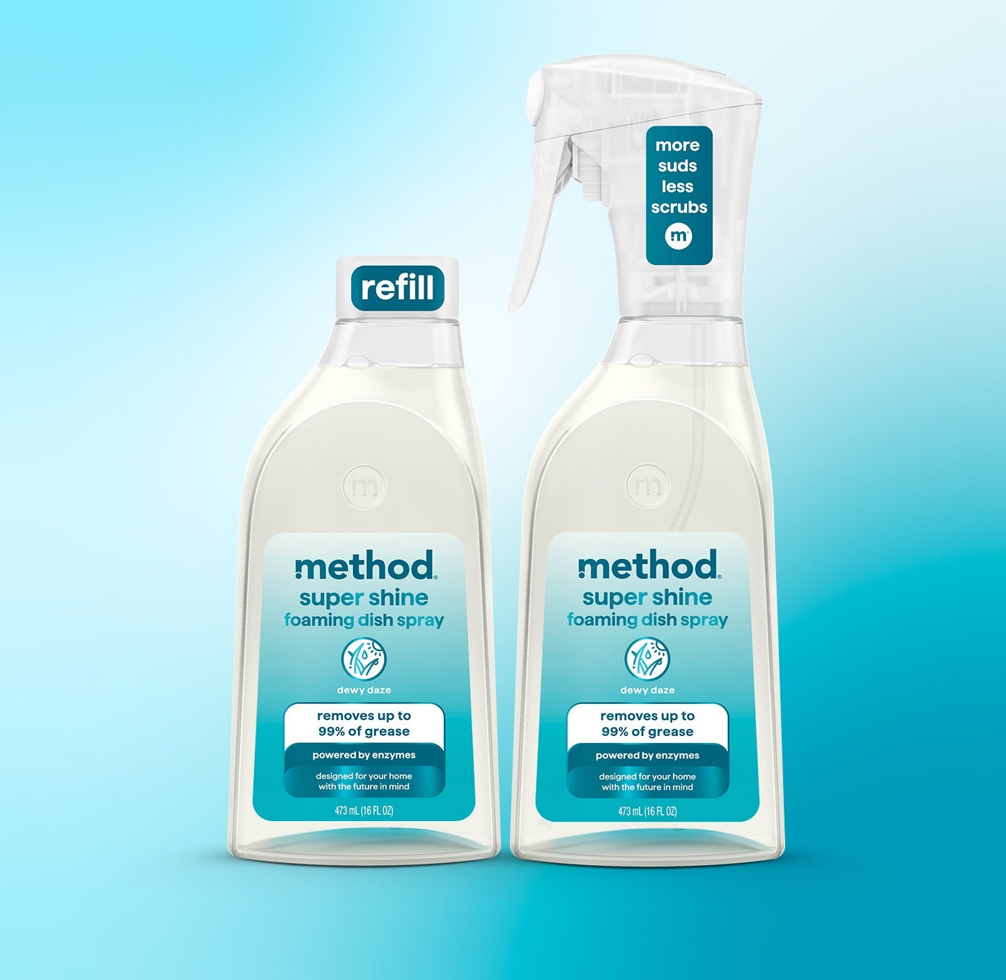 Alternative view of Super Shine Foaming Dish Spray Starter Set - Dewy Daze, 32 Fl Oz