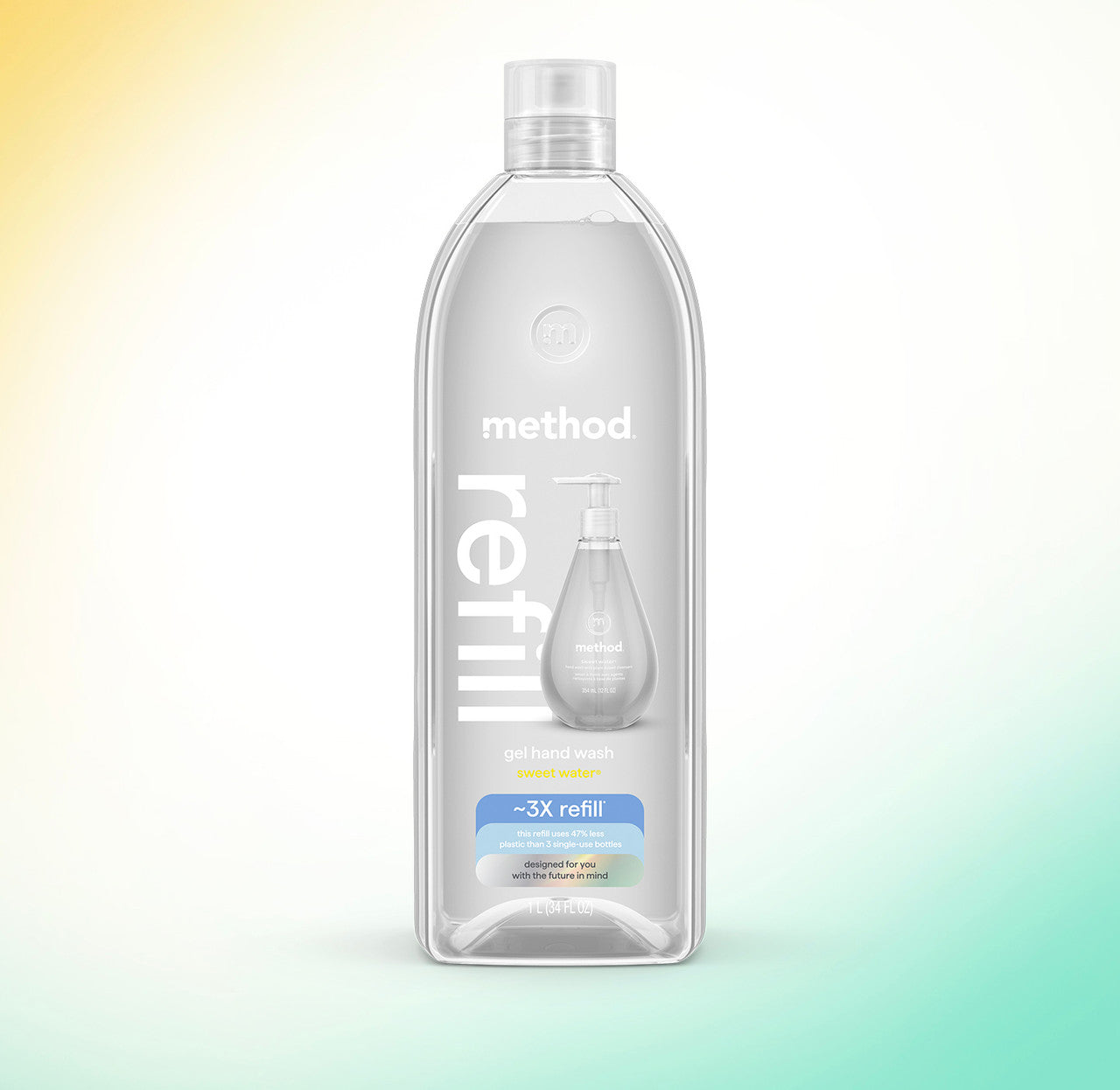 Alternative view of Gel Hand Wash Refill - Sweet Water, 34 Fl Oz 1