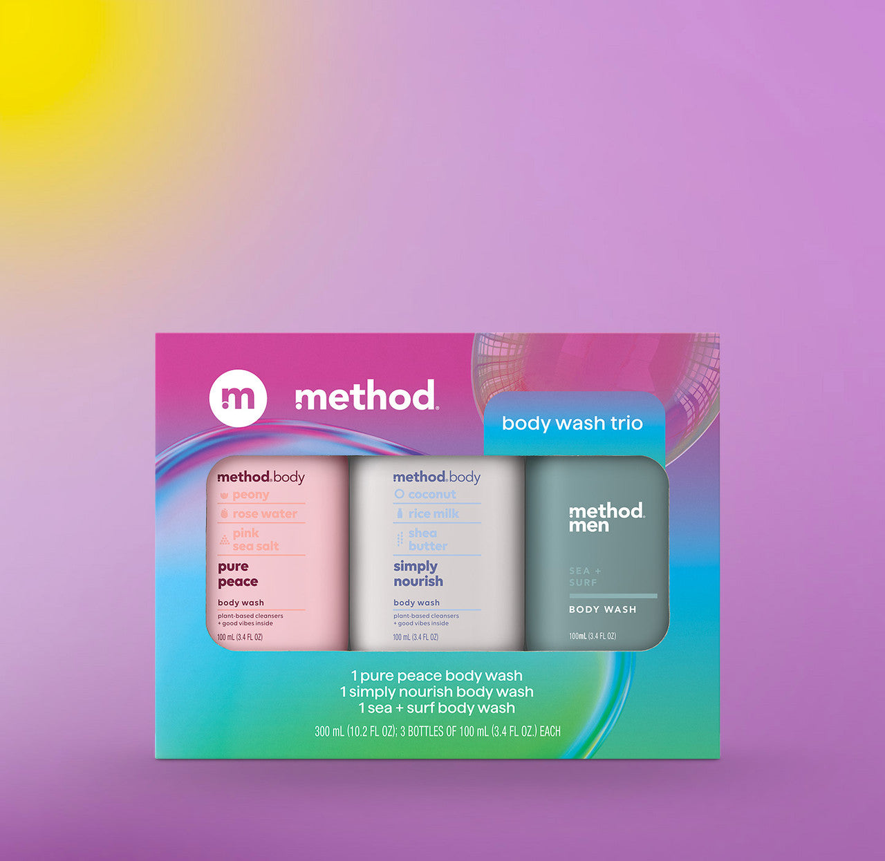 Alternative view of Travel-Sized Gift Set Body Wash Trio, 10.2 Oz