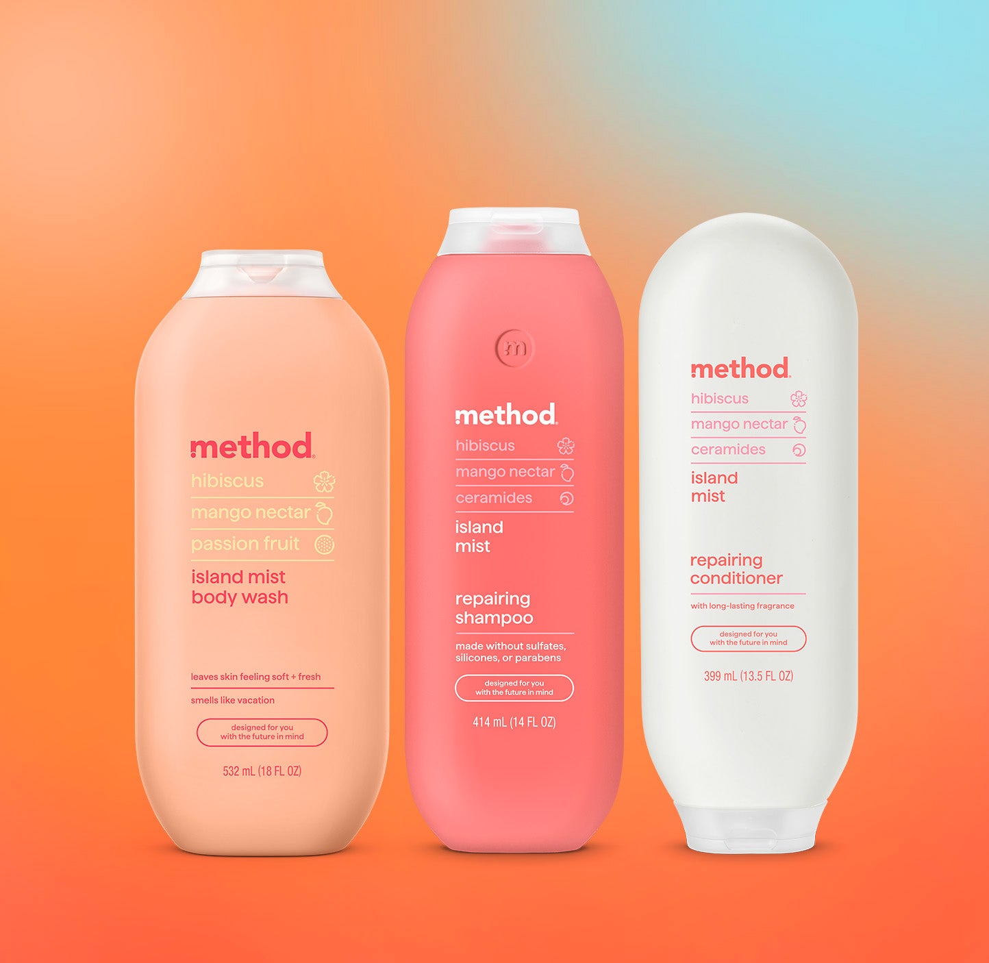 Alternative view of Shower Trio - Island Mist, 45.5 Oz