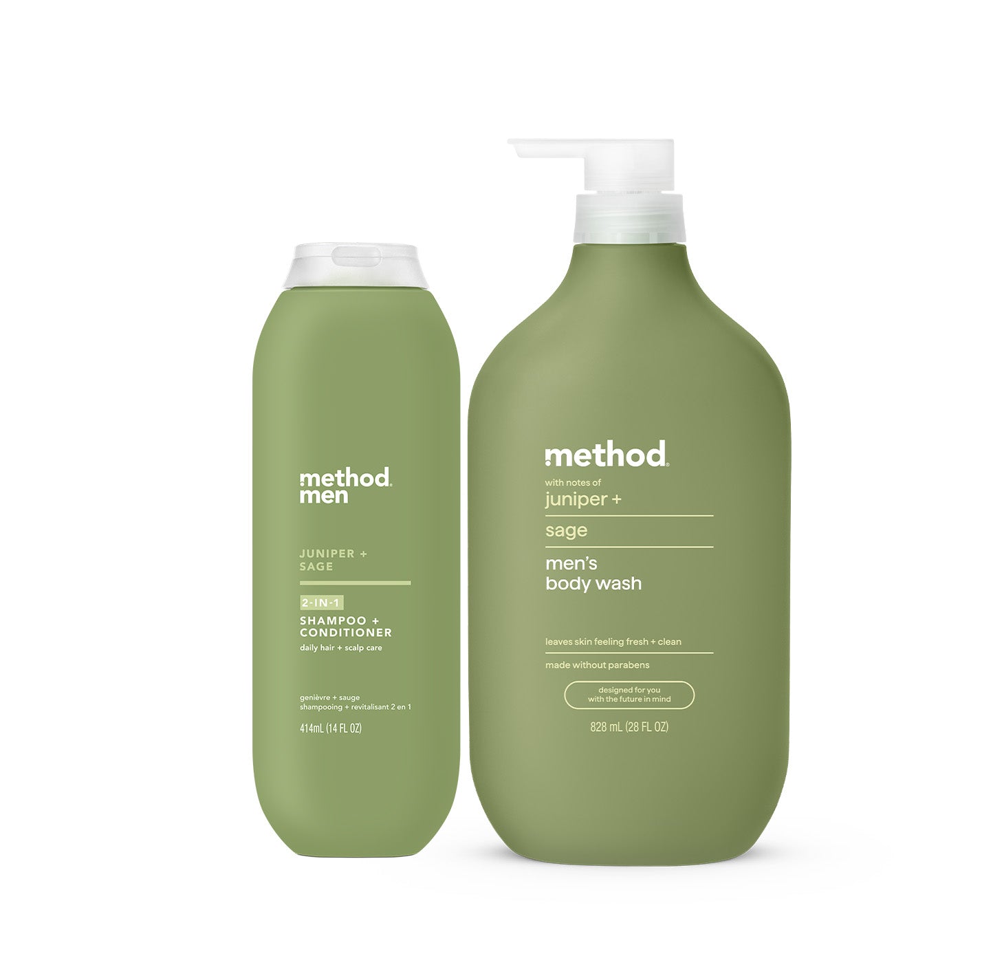 Men Shower Wash Duo - Juniper + Sage