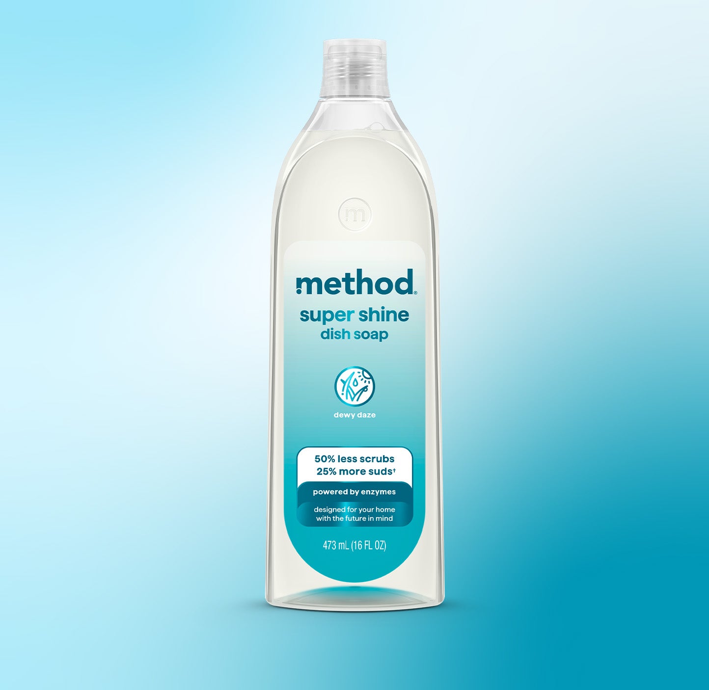 Alternative view of Super Shine Liquid Dish Soap - Dewy Daze, 16 Fl Oz