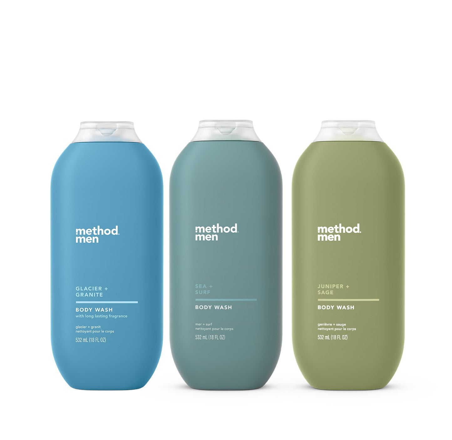 Men Body Wash Trio