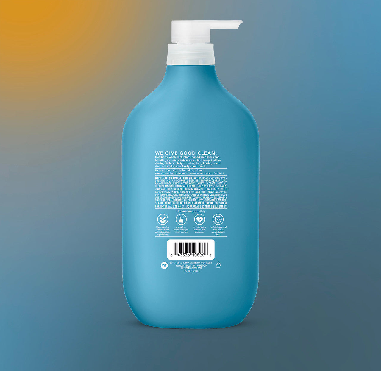 Body Wash - Glacier + Granite, 28 Fl Oz - Image 3