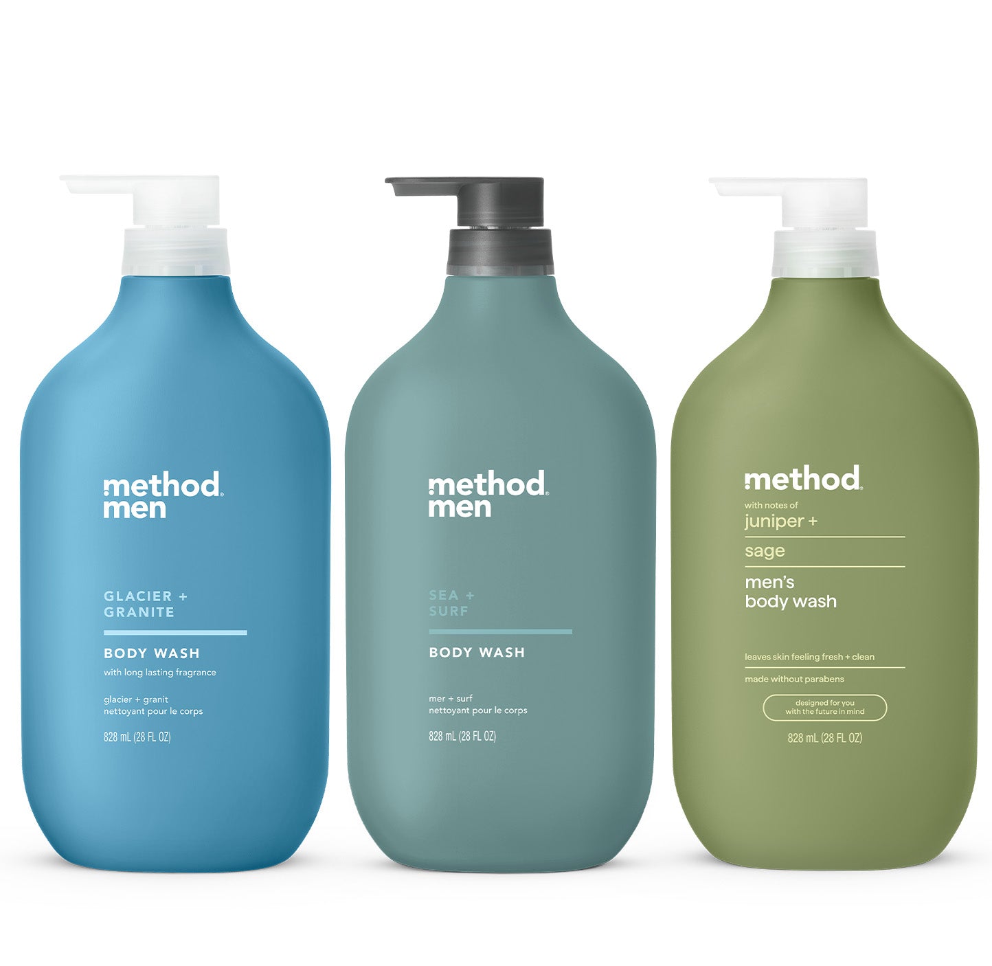 Men Body Wash Trio, 84 Oz.