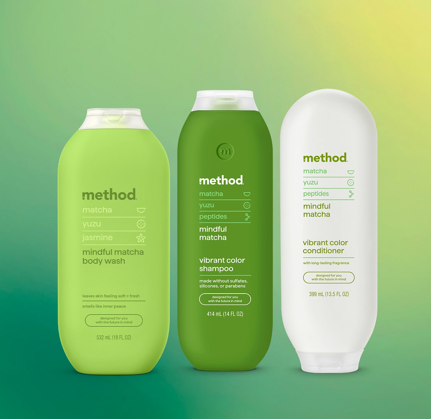 Alternative view of Shower Trio - Mindful Matcha, 45.5 Oz