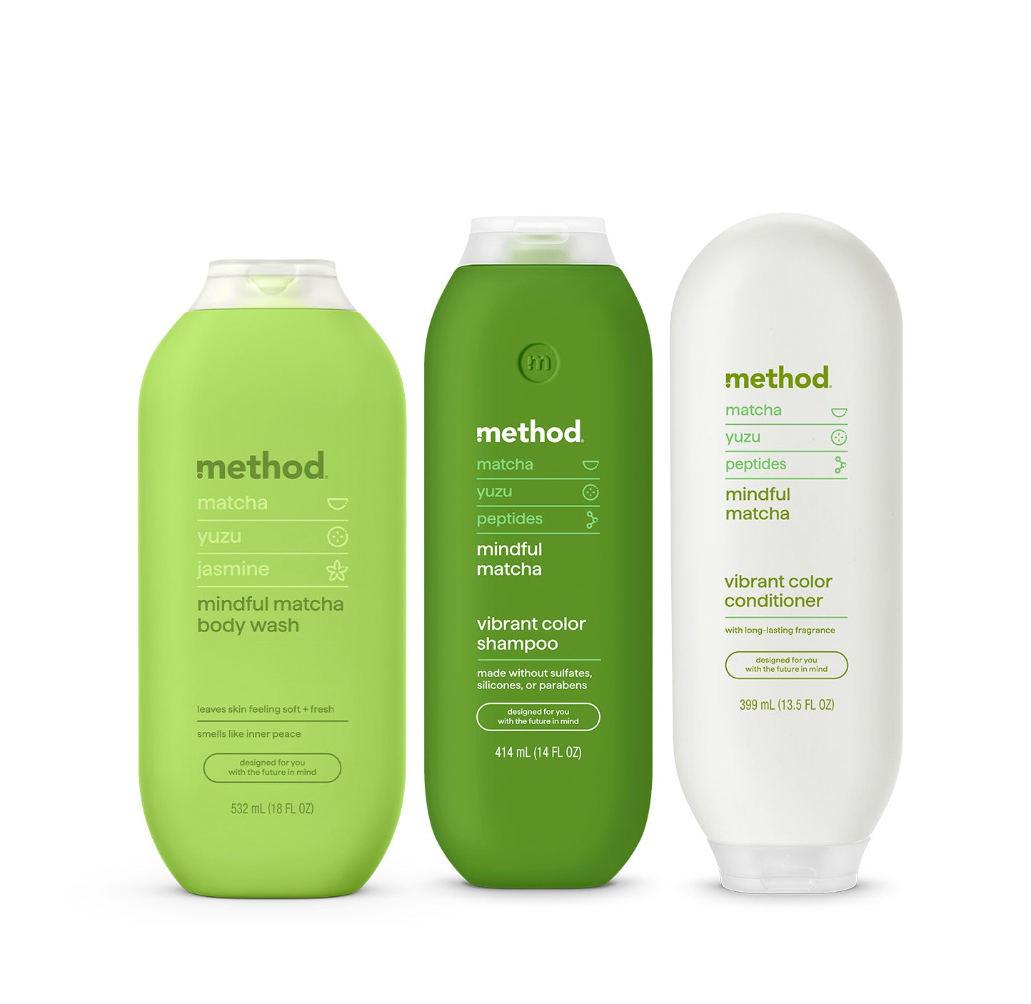 Shower Trio - Mindful Matcha, 45.5 Oz