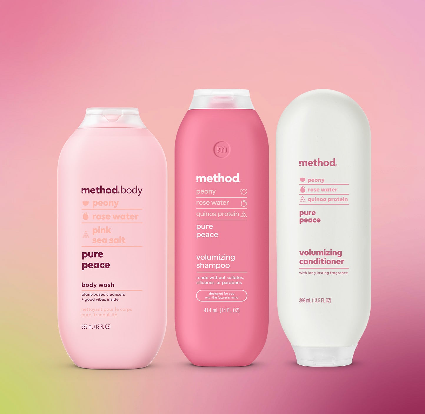 Alternative view of Shower Trio - Pure Peace, 45.5 Oz