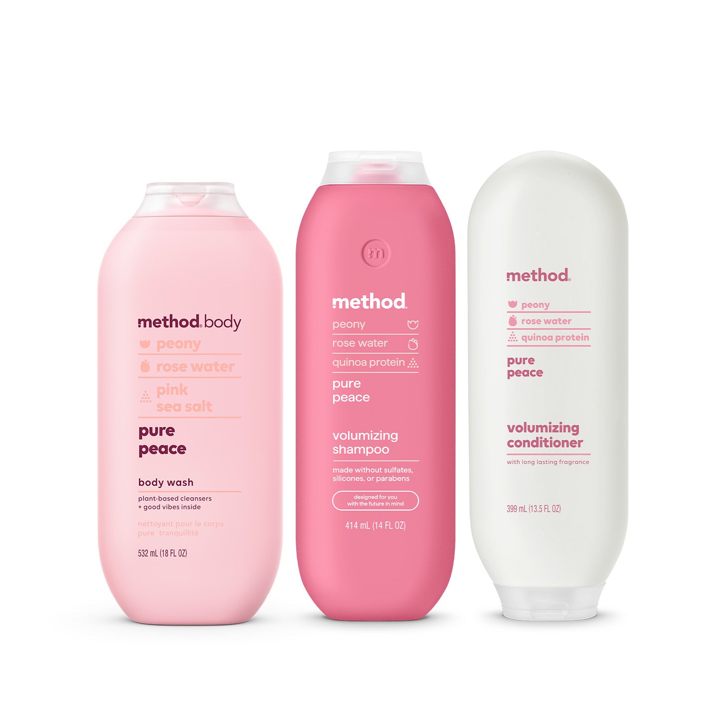 Shower Trio - Pure Peace, 45.5 Oz