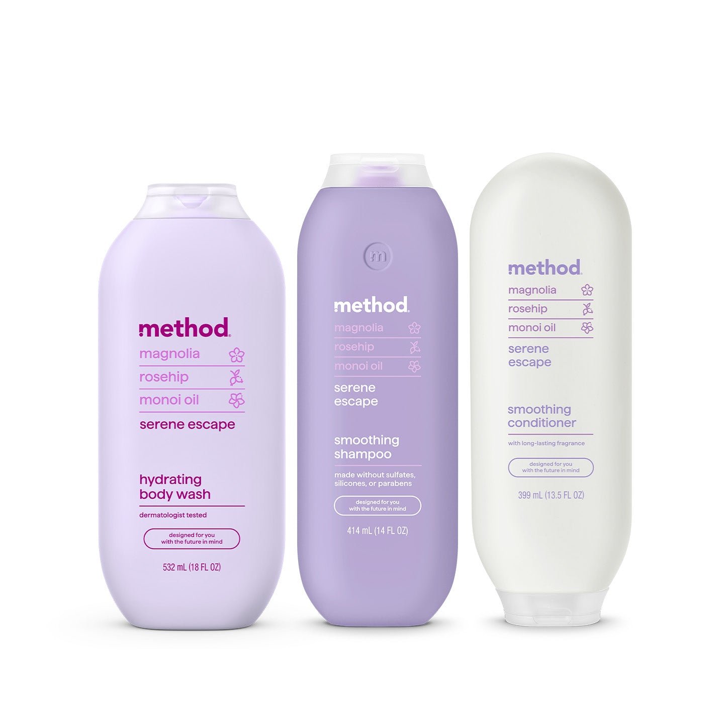 Shower Trio - Serene Escape, 45.5 Oz