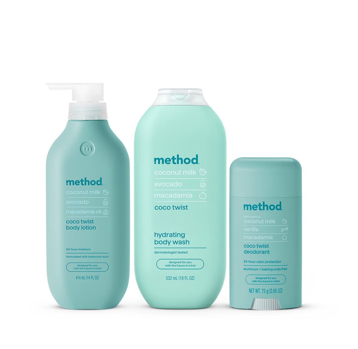 Body Care Bundle - Coco Twist, 34.65 Oz