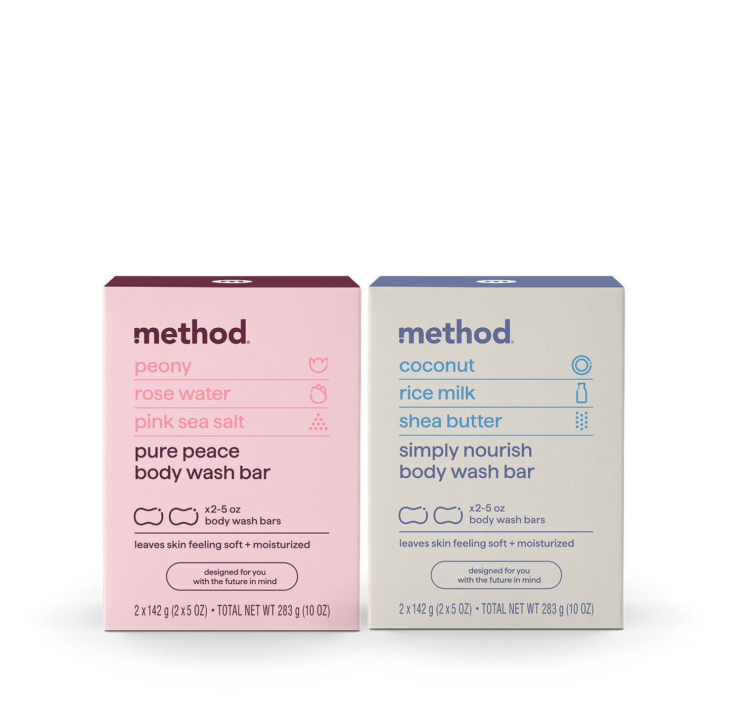 Method Bar Soap Variety Duo, 4 Bars