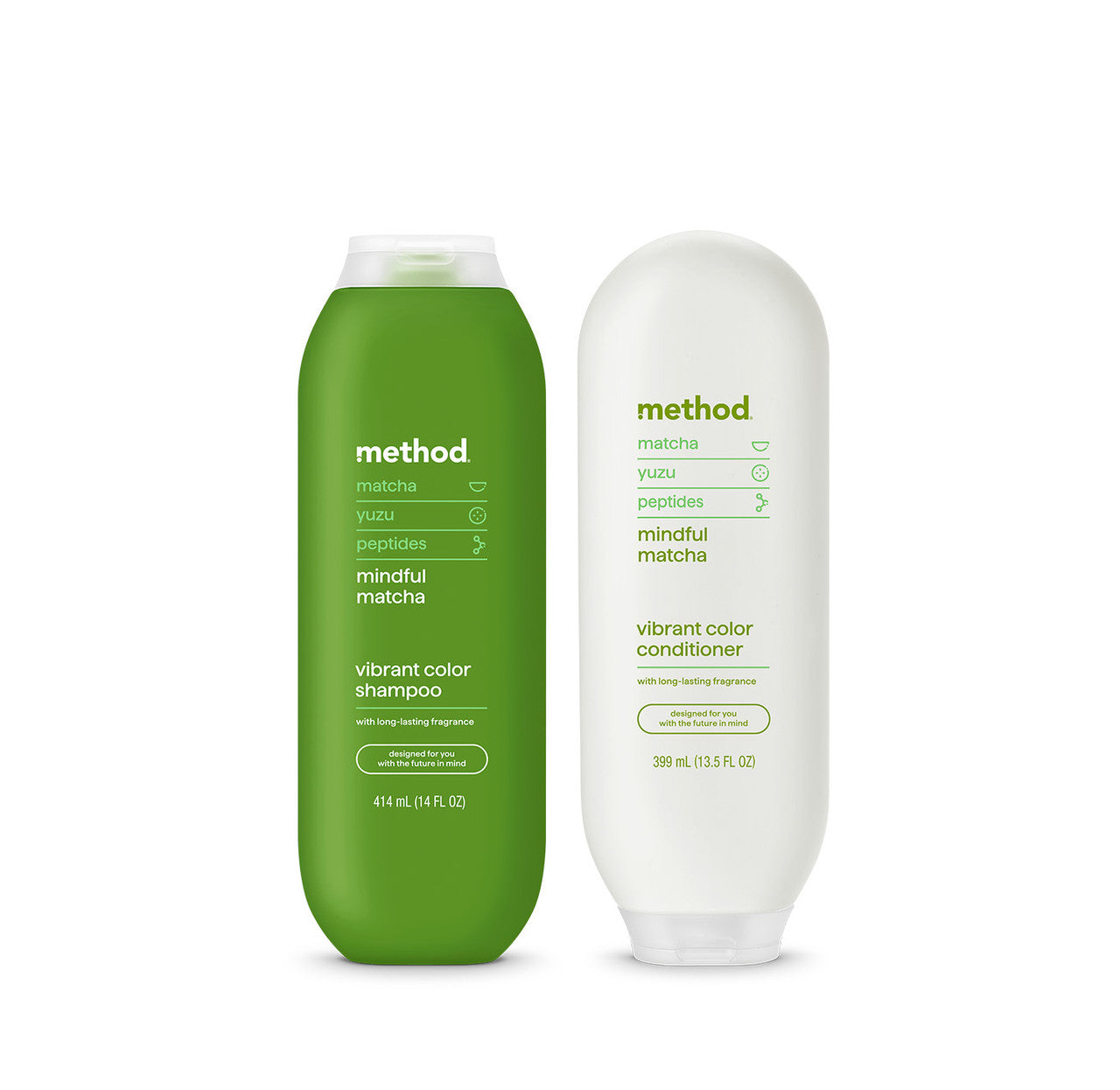 Vibrant Color Shampoo + Conditioner Bundle - Mindful Matcha, 27.5 Oz