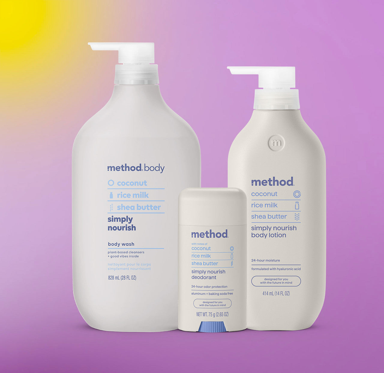 Alternative view of Method Body Bundle - Simply Nourish, 44.65 Oz