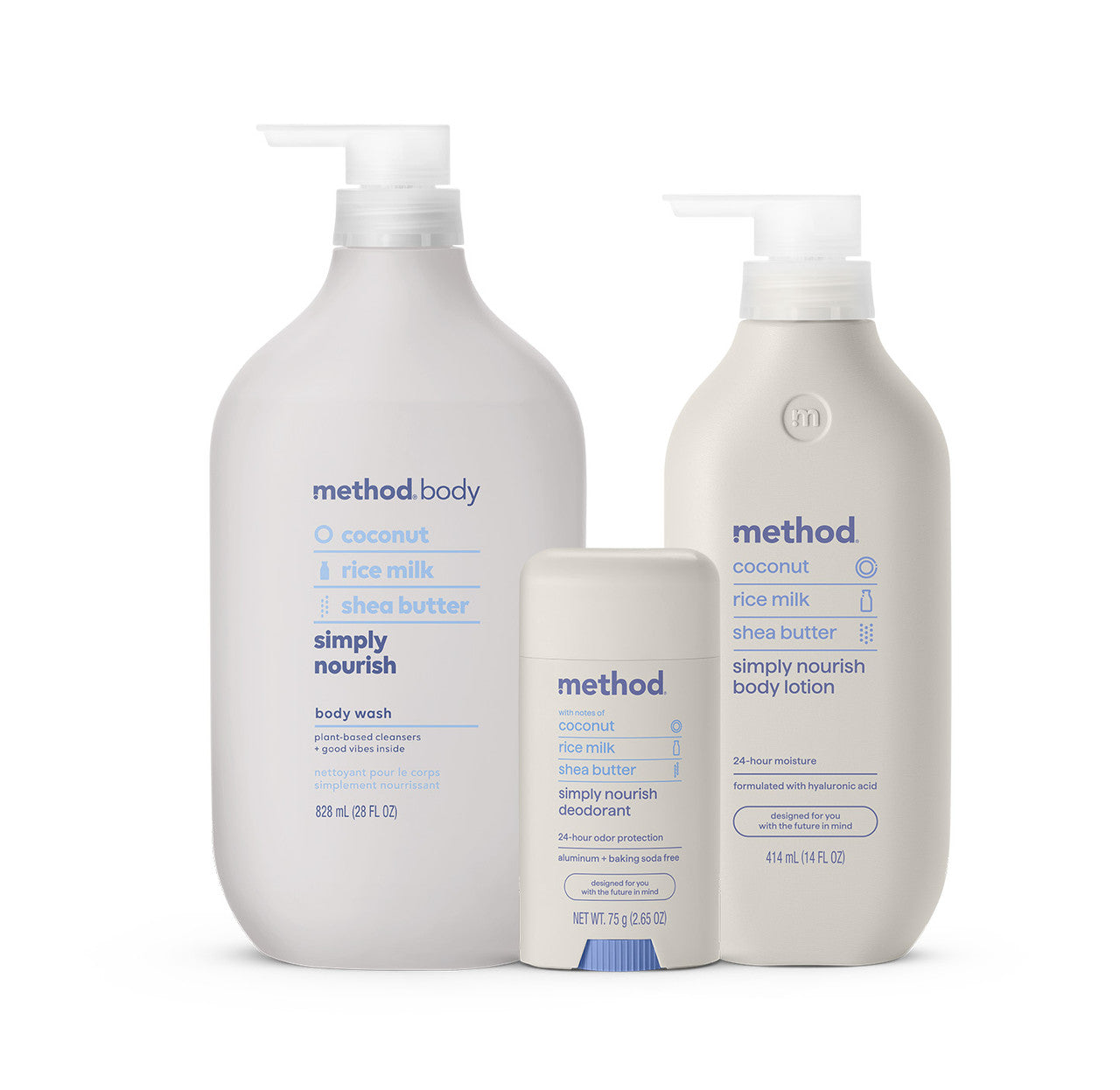 Method Body Bundle - Simply Nourish, 44.65 Oz