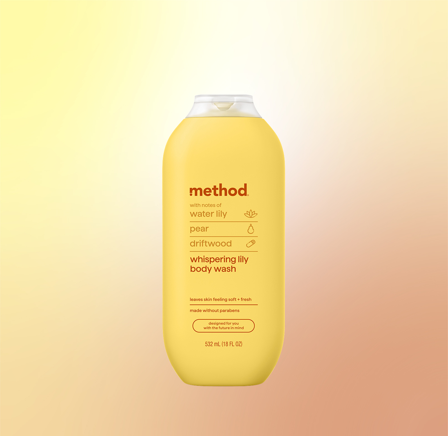 Alternative view of Body Wash - Whispering Lily, 18 Fl Oz